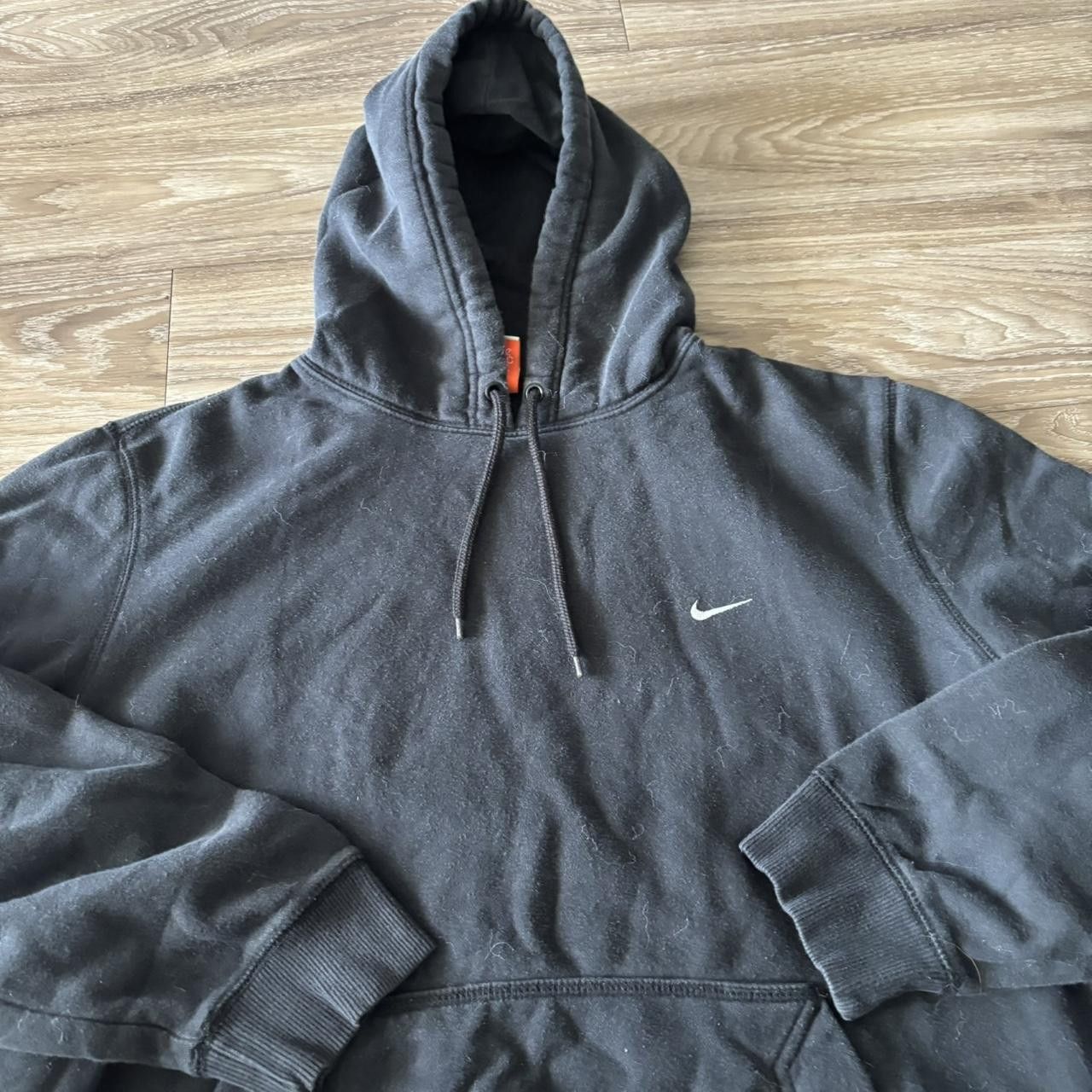Nike Crazy Vintage Y2K/2000s Black Nike Streetwear Essential Pullover Hoodie! Size XL Size US XL / EU 56 / 4 - 5 Thumbnail