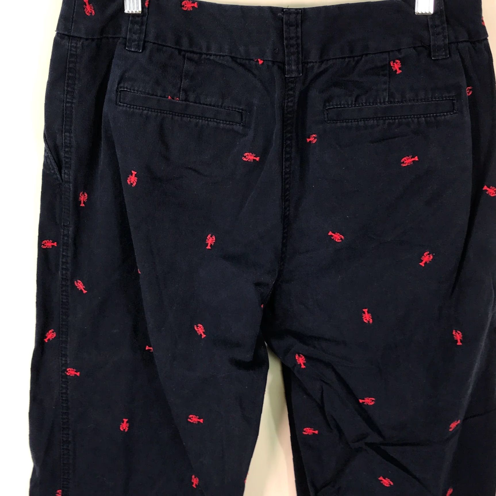 Liz Claiborne Liz Claiborne Audra Capri Pants Womens Flat Front Embroidered Blue Size 12 Regular Inseam 23in Casual Shoes none Mens Womens Size 34" / US 12 / IT 48 - 3 Thumbnail