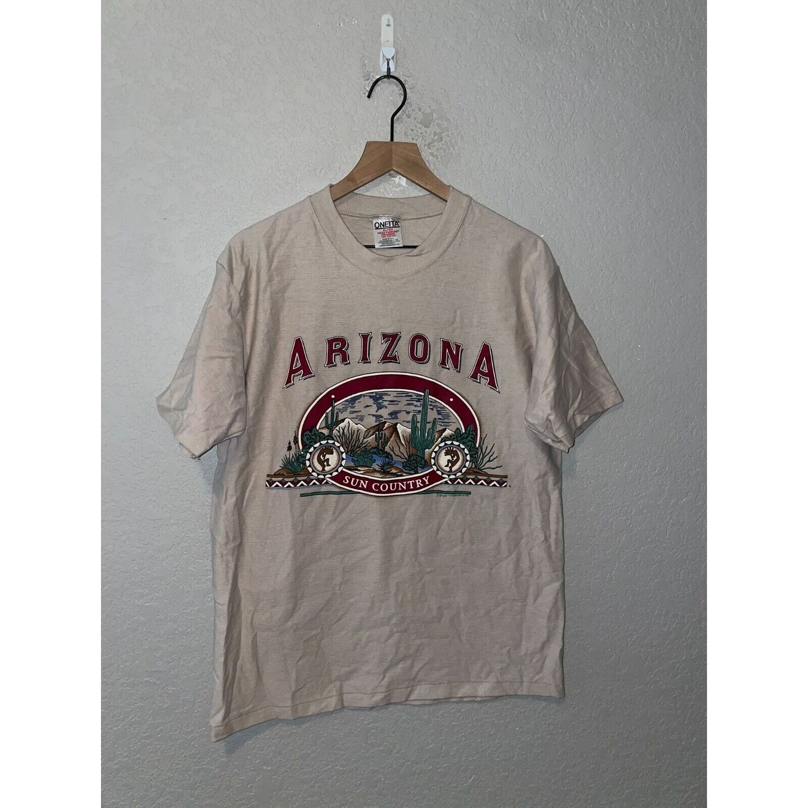Vintage Vintage Arizona Shirt AZ Sun Country Cactus Aboriginal 90s L Size US L / EU 52-54 / 3 - 1 Thumbnail