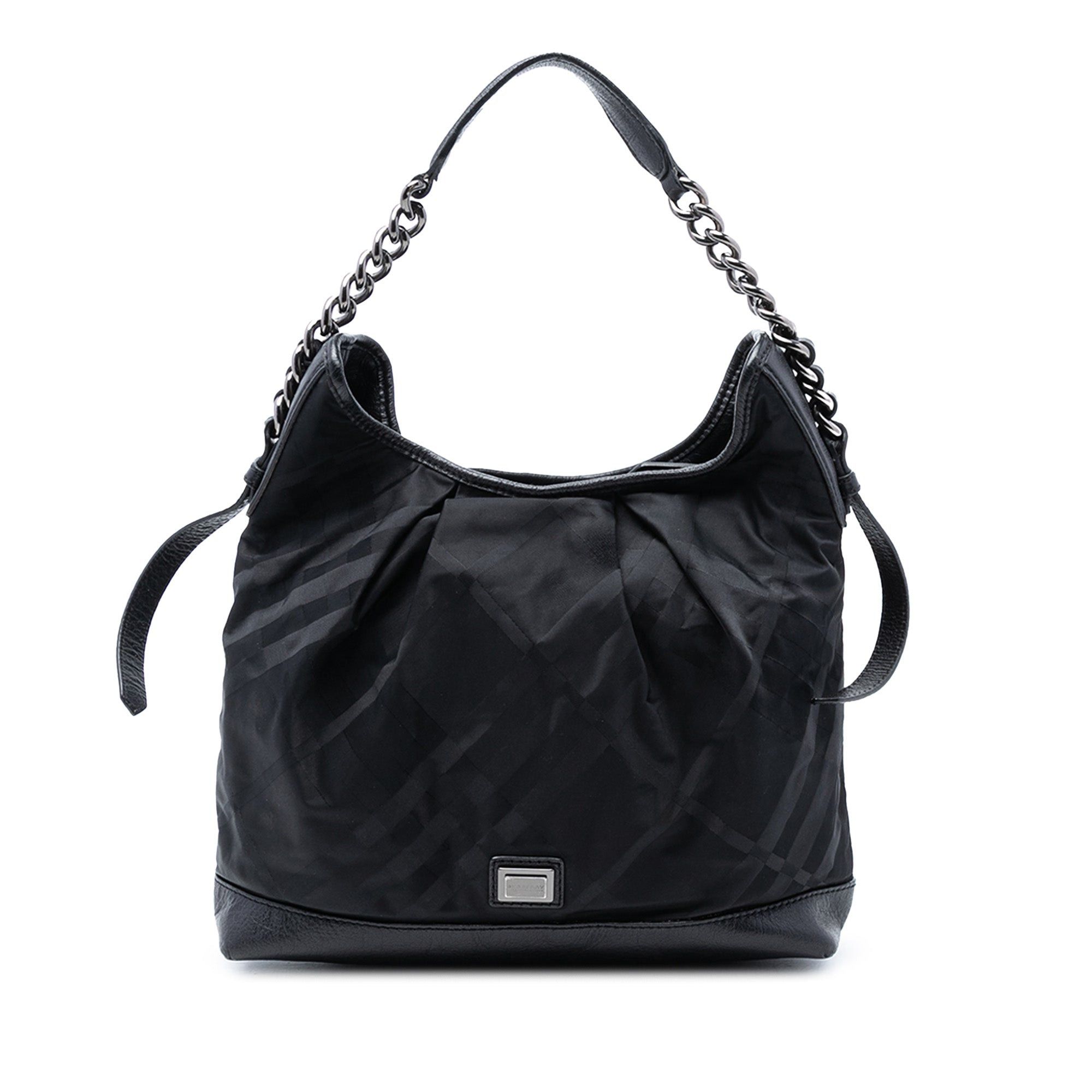 Burberry Tonal Check Nylon Shoulder Bag Size ONE SIZE - 1 Thumbnail