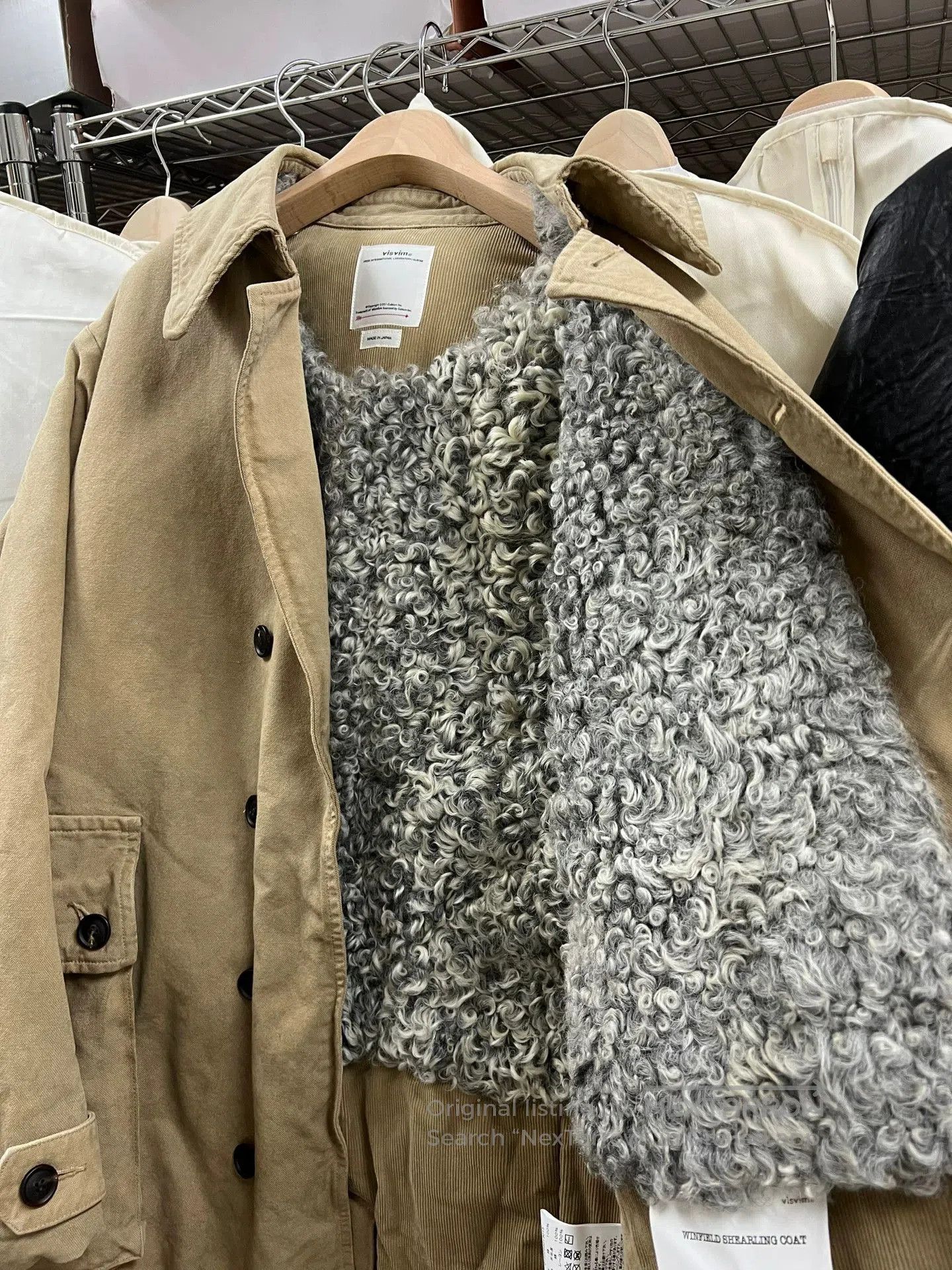 Visvim visvim winfield shearling coat in beige. Size US S / EU 44-46 / 1 - 3 Thumbnail