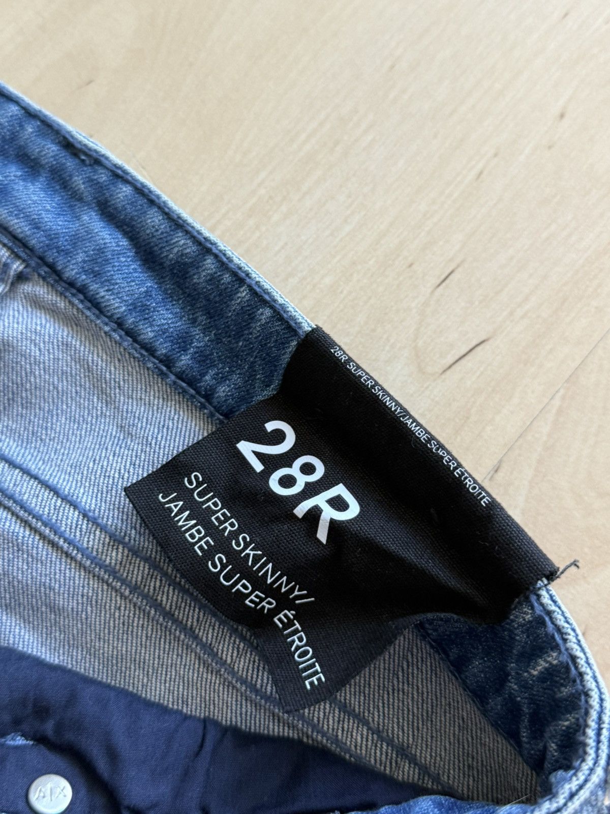 Armani Exchange Armani Exchange Super Skinny regular denim jeans nwt Size US 28 / EU 44 - 5 Thumbnail