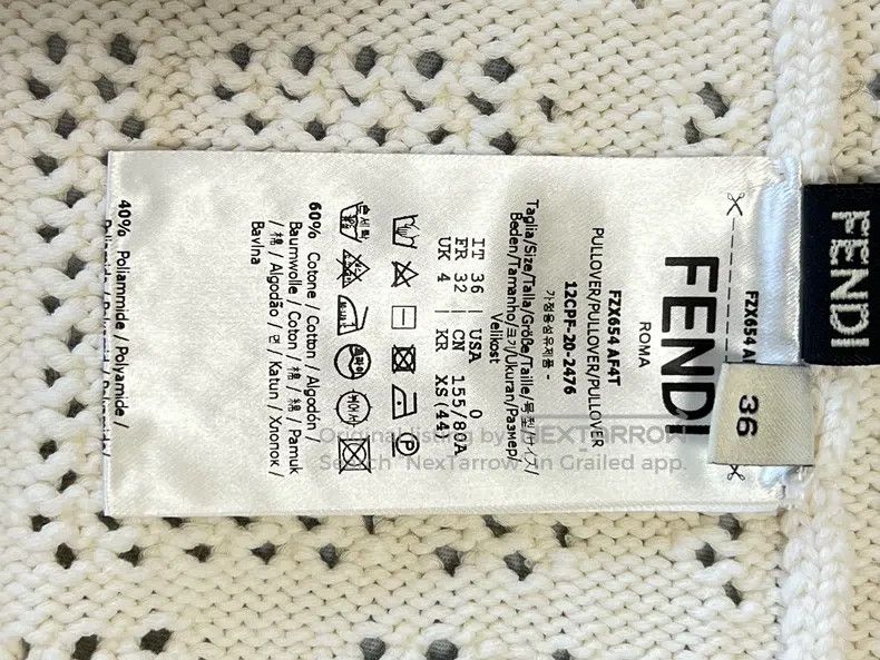 Fendi Fendi Women's knitted vest Size XS / US 0-2 / IT 36-38 - 6 Thumbnail