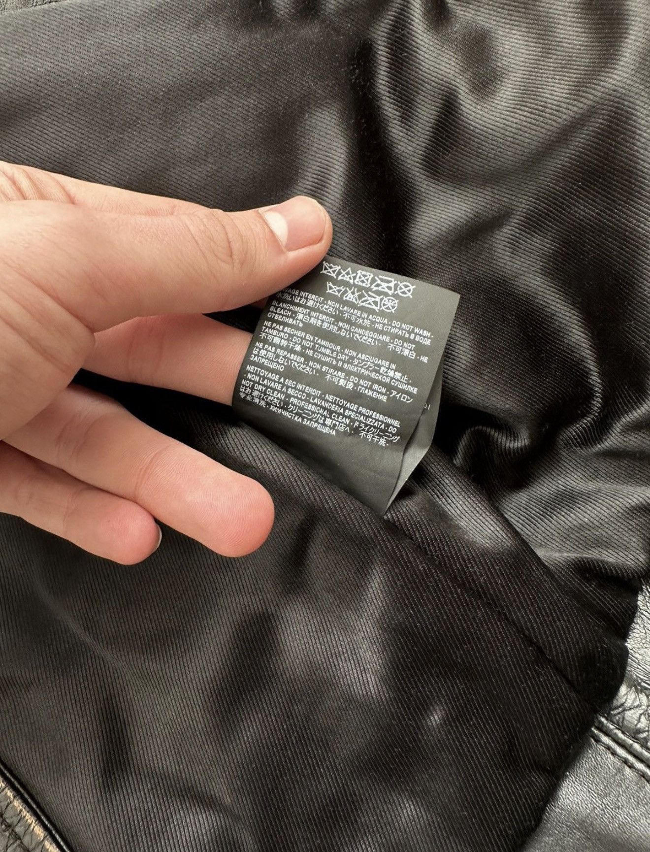 Saint Laurent Paris Saint Laurent L01 Moto Leather Jacket Size S / US 4 / IT 40 - 11 Thumbnail