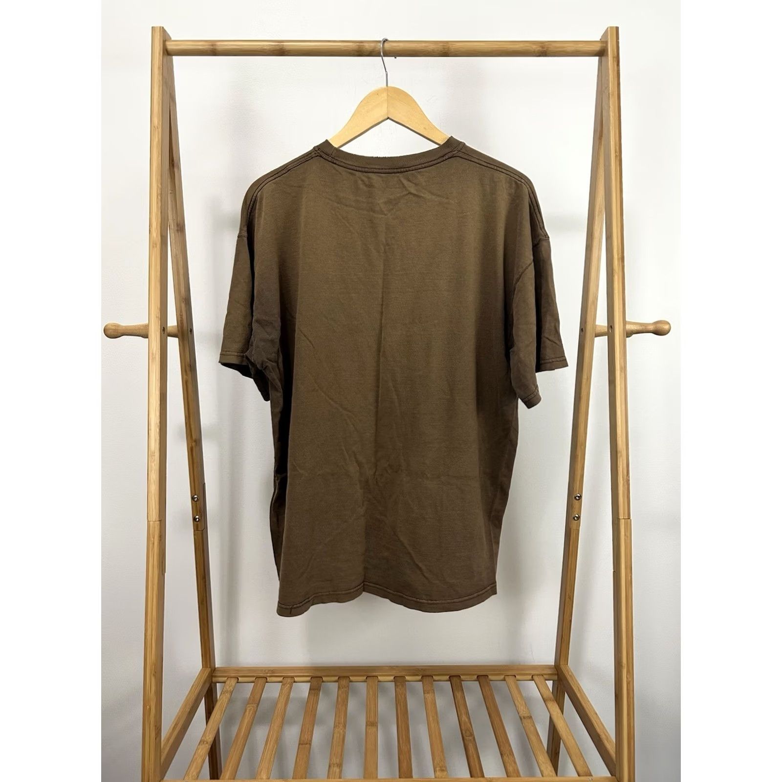 Fruit Of The Loom Fruit of the Loom T-Shirt Men 2XL Brown Distressed WIP Work Gradient VTG Boxy Shirt Size US XXL / EU 58 / 5 - 2 Thumbnail