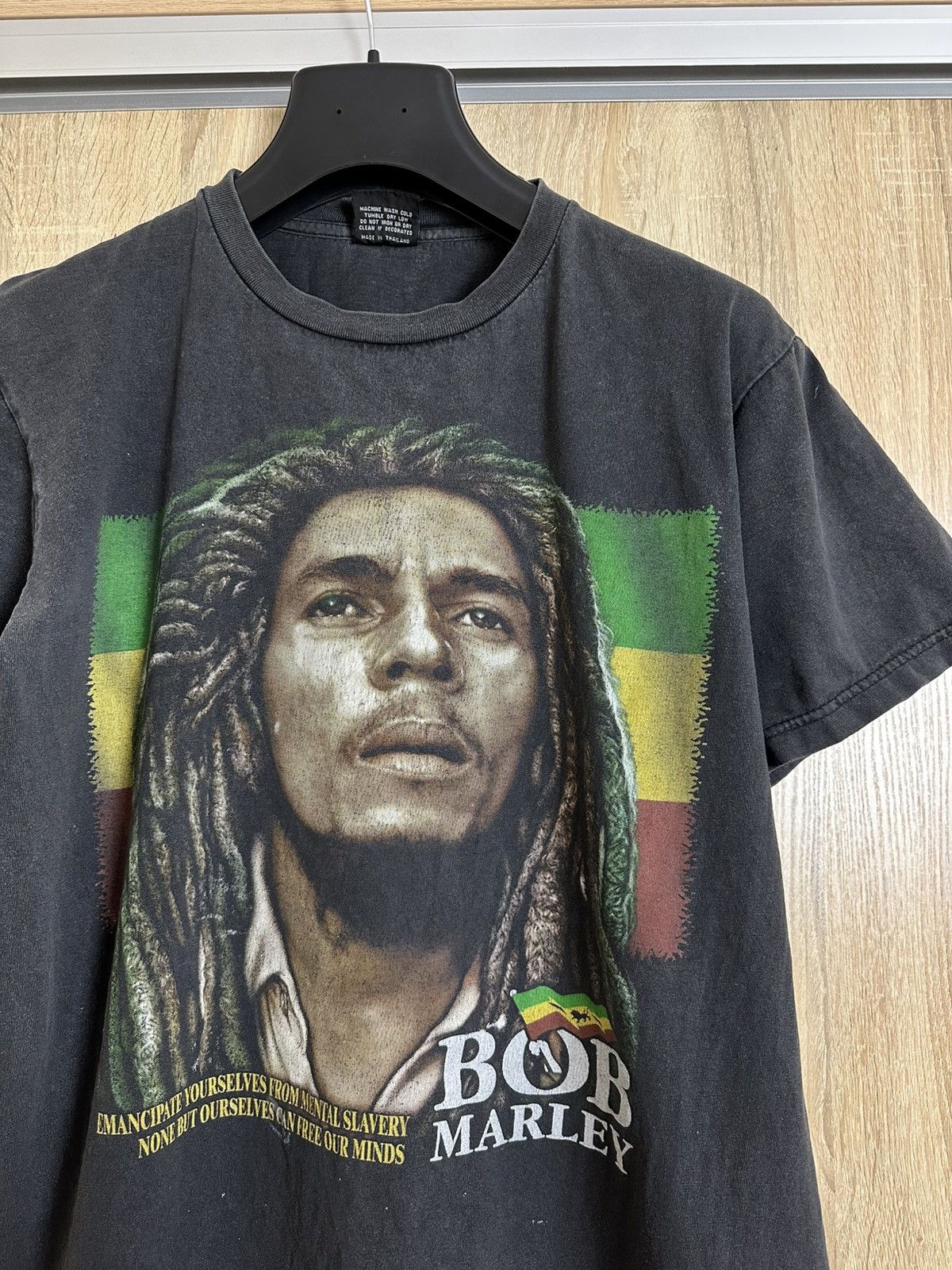 Bob Marley 🔥 BOB MARLEY Vintage 2000s Double Sided Jamaica T Shirt Size US L / EU 52-54 / 3 - 3 Thumbnail