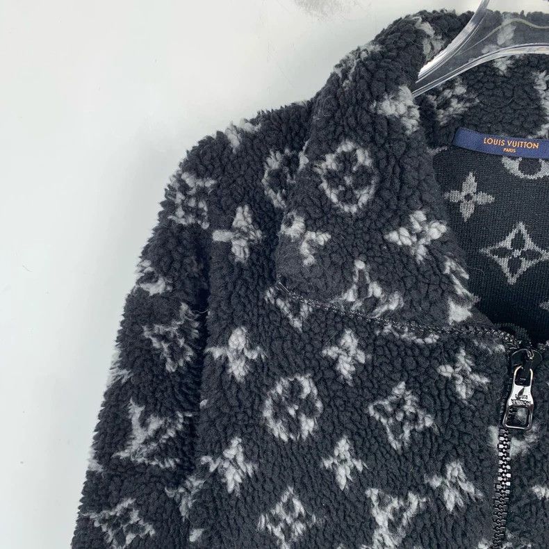 Louis Vuitton Louis Vuitton Black stand-up collar teddy jacket Size US XS / EU 42 / 0 - 3 Thumbnail