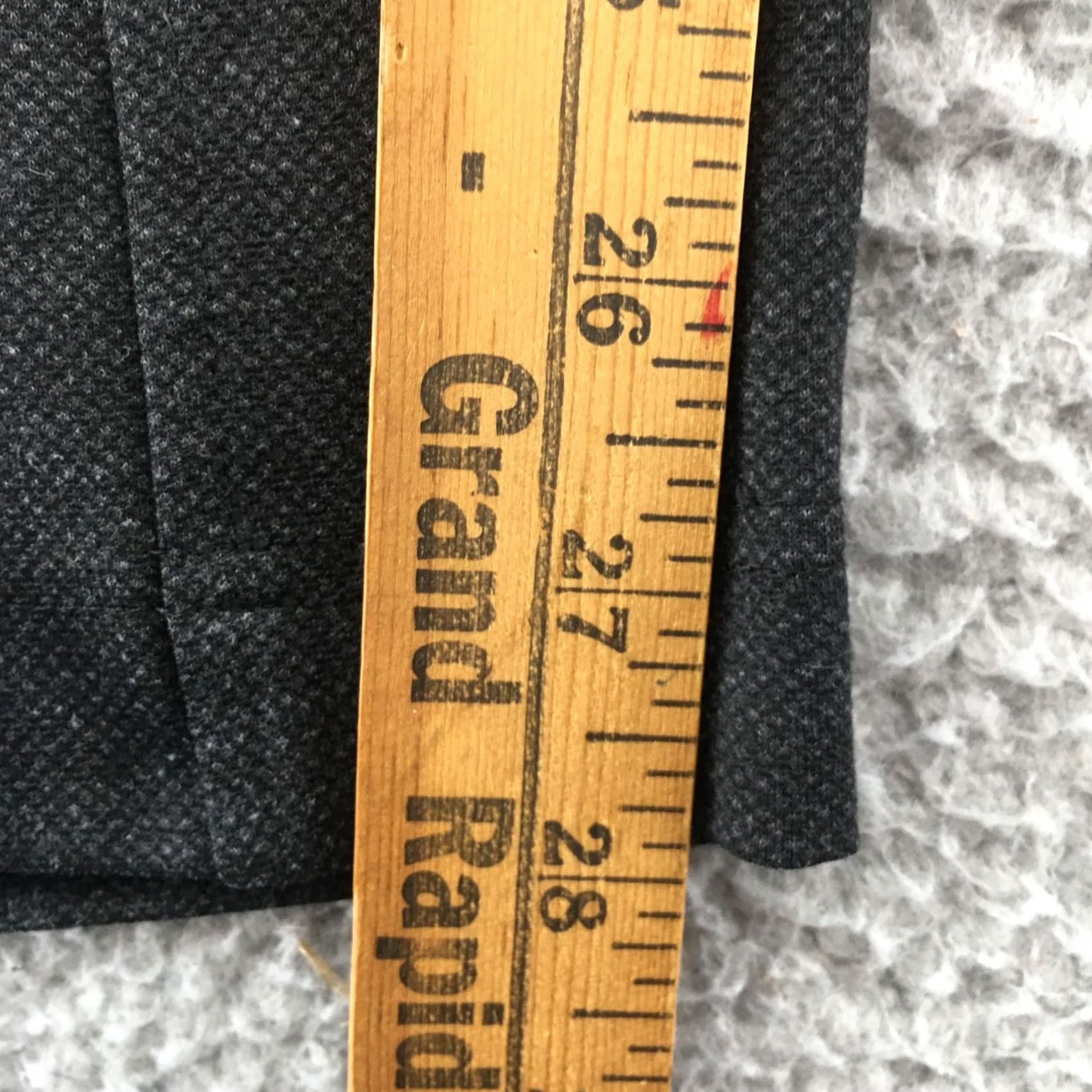 Calvin Klein Calvin Klein Pants Womens Large Gray Pleated Front High Rise Zip Fly Dress Pants Regular Waist 34in Inseam 28in Size 36" / US 14 / IT 50 - 7 Thumbnail