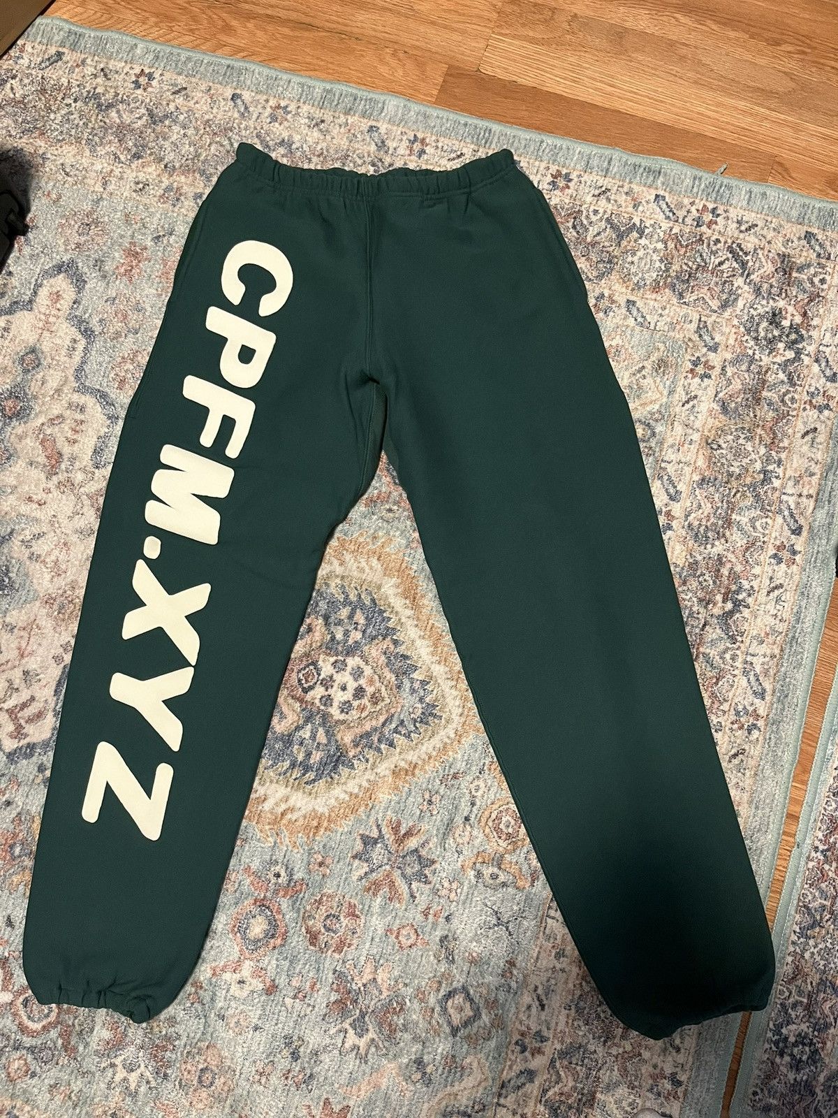 Cactus Plant Flea Market Cactus Plant Flea Market CPFM XYZ Sweatpants “Forest Green” Size US 32 / EU 48 - 1 Thumbnail