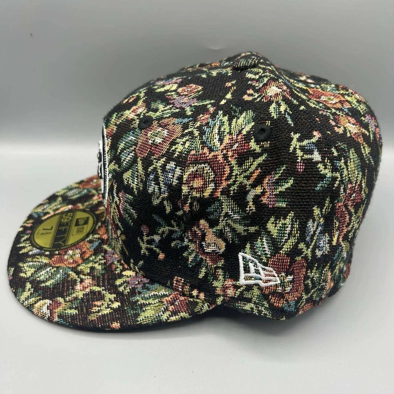 New Era Miami Dolphins NFL Hat 7 3/4 Floral 59Fifty New Era Fitted Size ONE SIZE - 8 Thumbnail