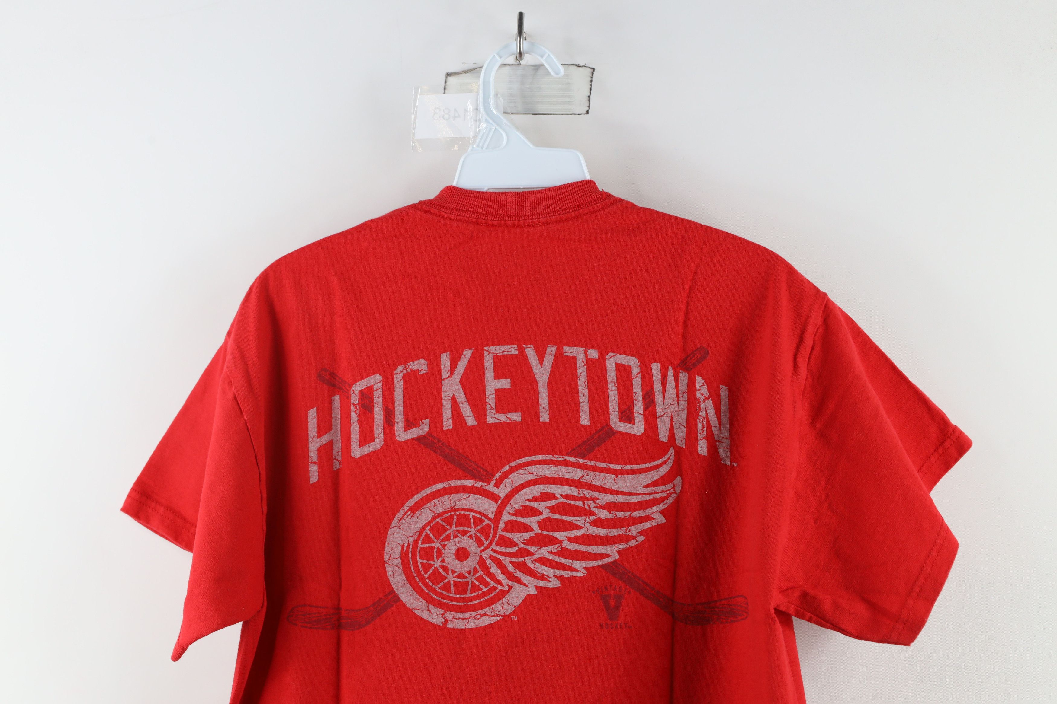 Vintage Vintage D Detroit Red Wings Hockey Short Sleeve T-Shirt Size US M / EU 48-50 / 2 - 12 Thumbnail