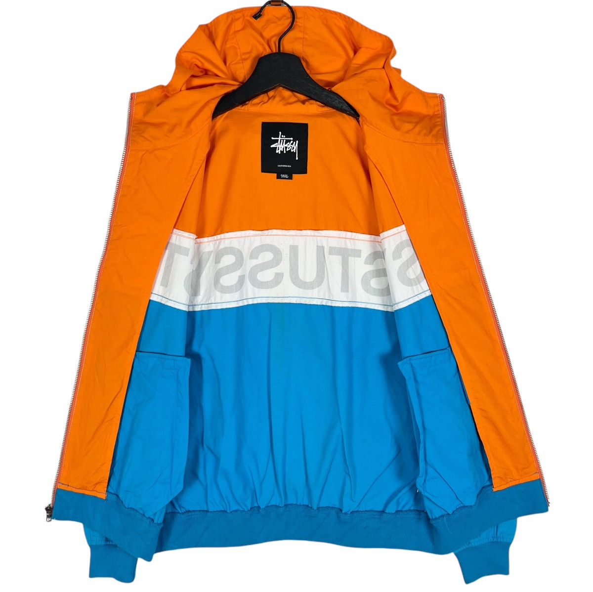 Stussy Stussy Colorblock Zipper Hoodie Jacket Spell Out Logo Size US S / EU 44-46 / 1 - 7 Thumbnail