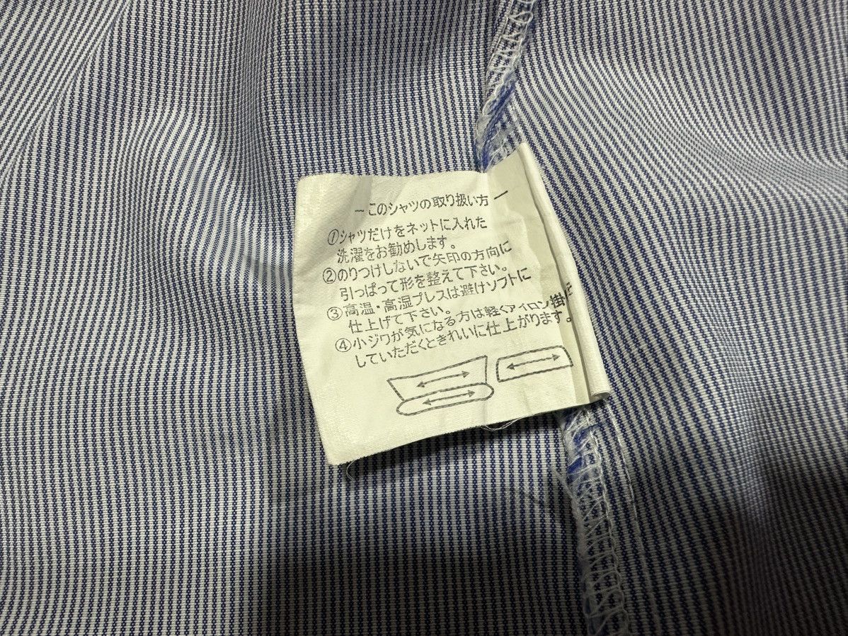 Japanese Brand × Y's × Yohji Yamamoto 🔥Vintage Sacsny Y’Saccs Yohji Yamamoto Striped Shirt Size US L / EU 52-54 / 3 - 5 Thumbnail