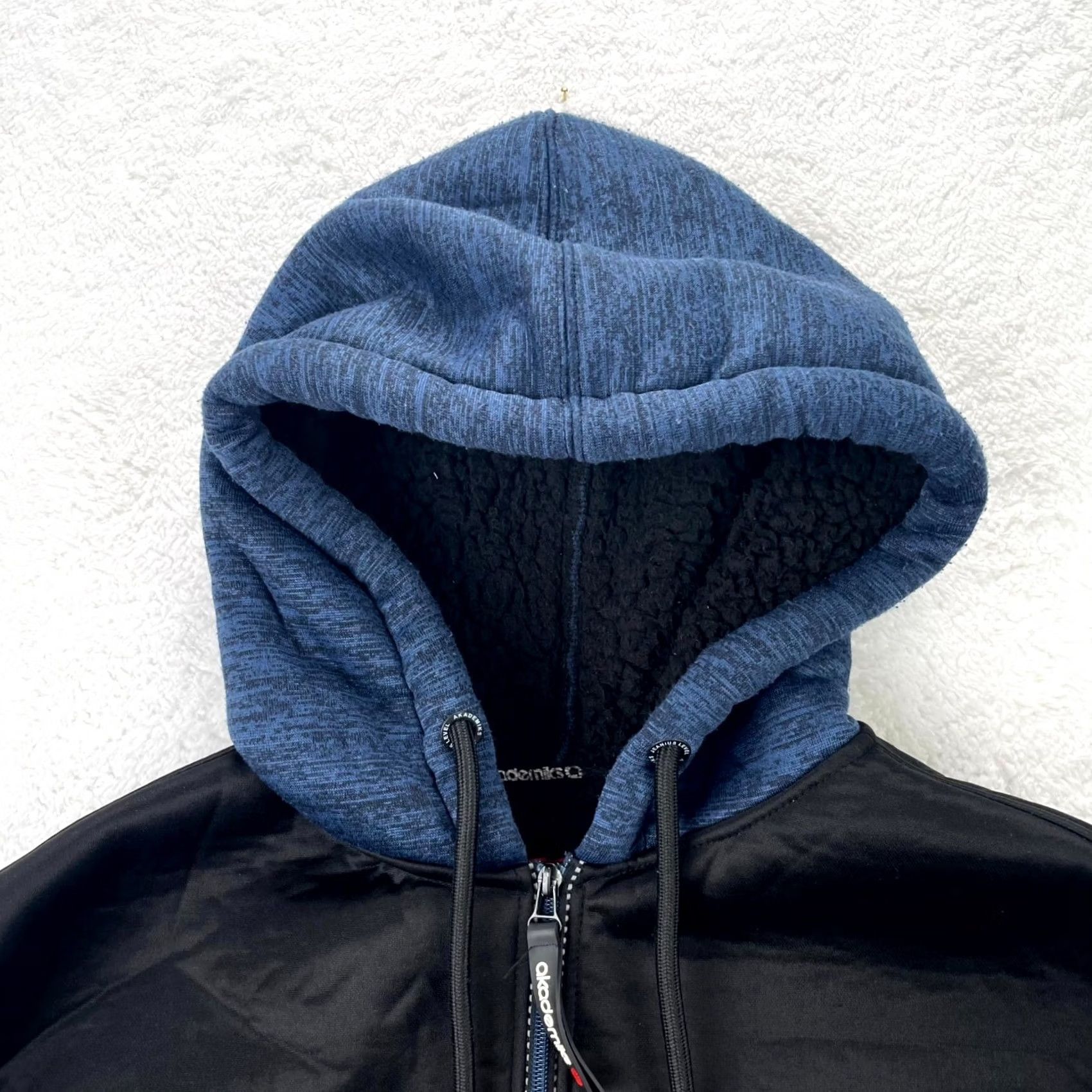 Akademiks VINTAGE Akademiks Hoodie Mens XL Blue VTG Sherpa Lined Full Zip y2k Streetware Size US XL / EU 56 / 4 - 4 Thumbnail