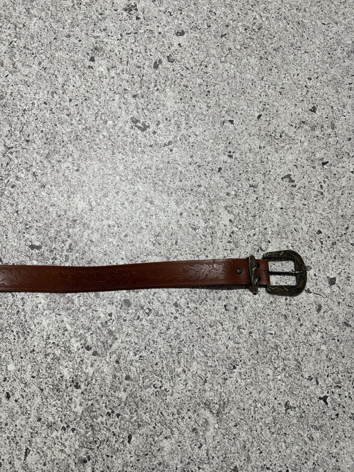 Cowboy Equipment × Hysteric Glamour × Japanese Brand Vintage 90s American Cowboy Bikers Belt Y2K Hype USA Size ONE SIZE - 2 Thumbnail