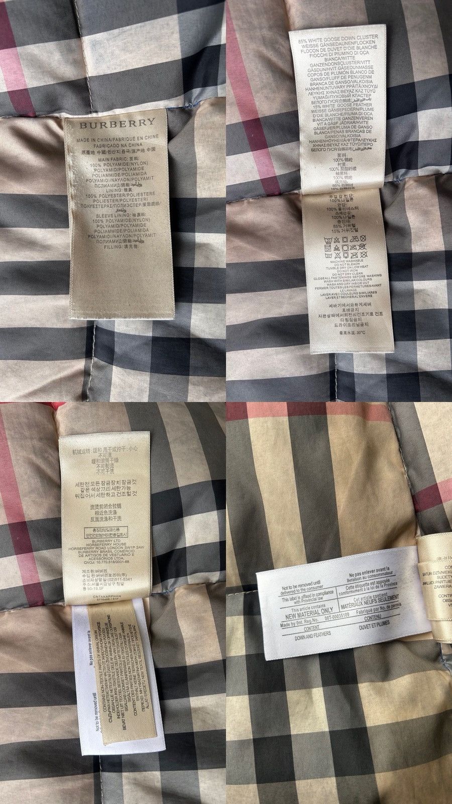 Burberry Burberry Brit Fur Ski Down Nova Check Parka Jacket Size L / US 10 / IT 46 - 16 Thumbnail