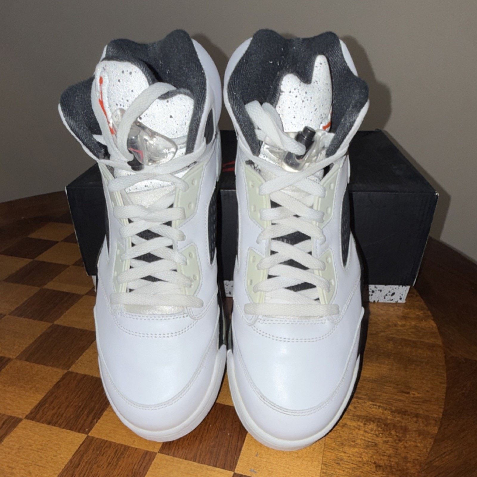 Nike Jordan Air Jordan 5 Retro Pro Stars White Black OG BOX M11 Size US 11 / EU 44 - 3 Thumbnail