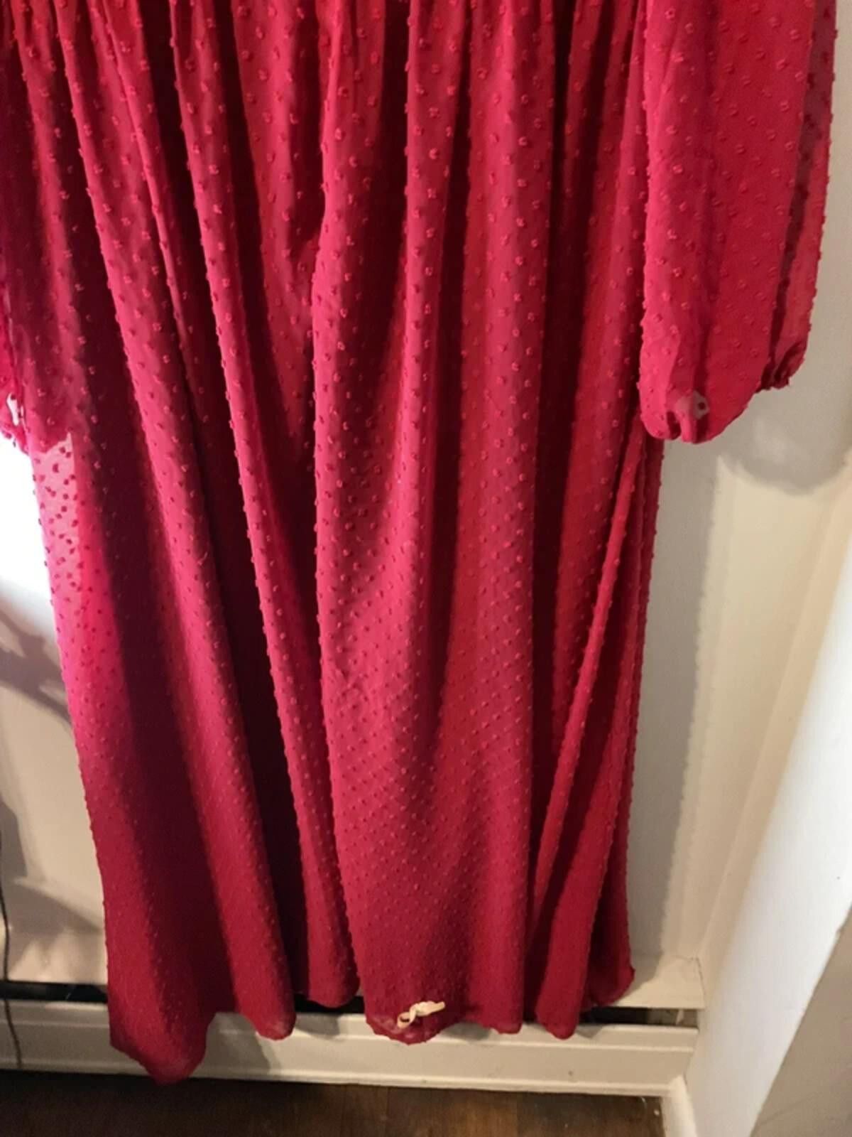 Other Red Swiss dot Lively Ghost gothic dress Size XL / US 12-14 / IT 48-50 - 11 Thumbnail