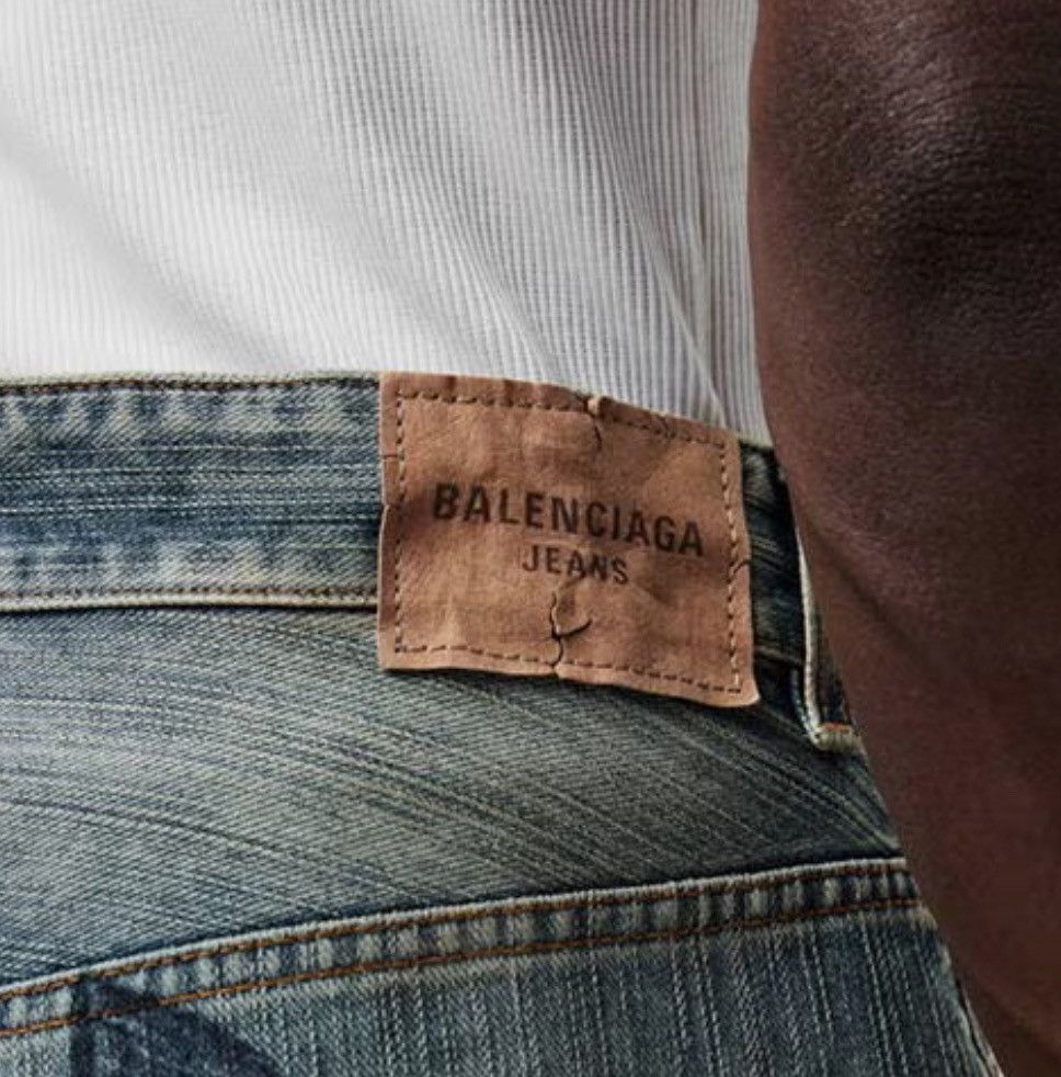 Balenciaga 🔥SUPER RARE🔥Balenciaga Tattoo Baggy Jeans Size US 32 / EU 48 - 3 Thumbnail