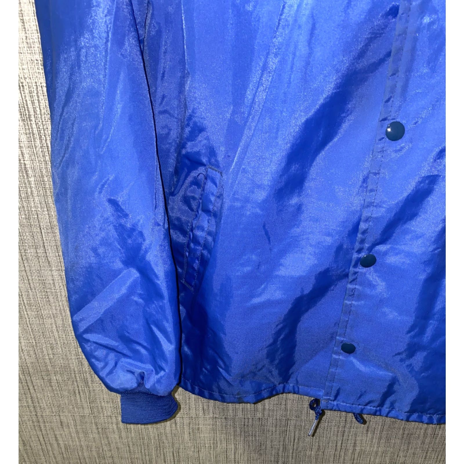 Vintage Mak Lein Jacket Mens Blue USA Made Fleece Lined Snap Button L Size Blue USA Made Fleece Lined Snap Button Jacket Mens L Size US L / EU 52-54 / 3 - 4 Thumbnail