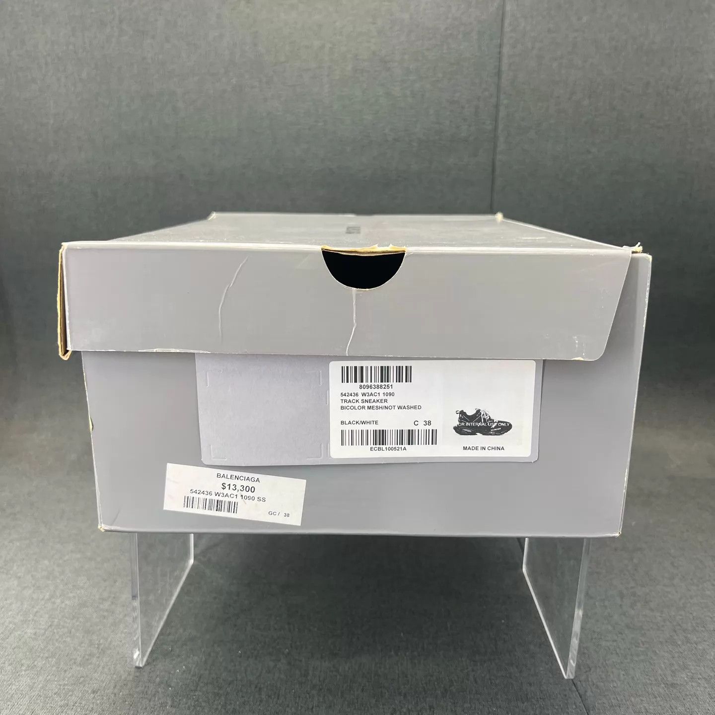 Balenciaga Balenciaga Track Black & White 38 New Size US 7.5 / IT 37.5 - 9 Thumbnail