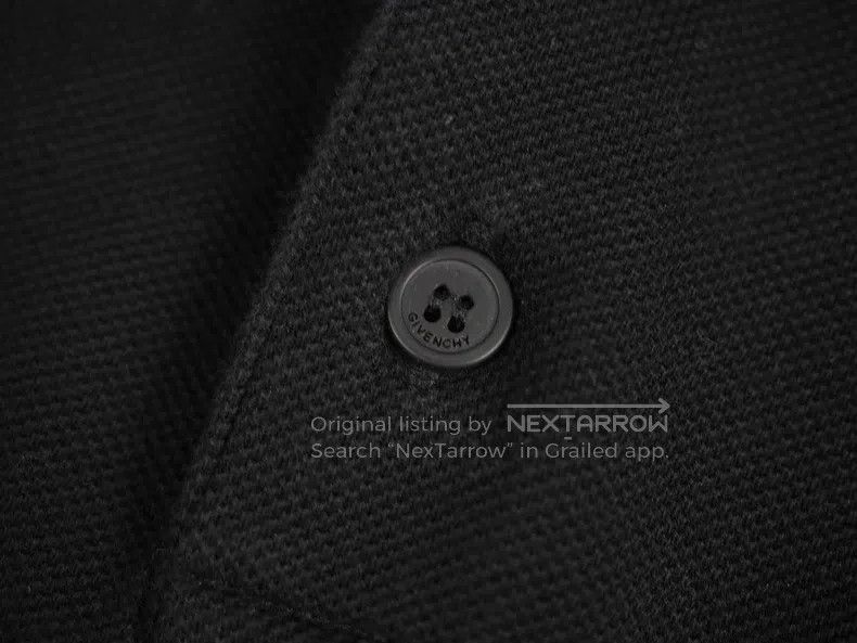 Givenchy Givenchy Black Embroidered Dog Head Short Sleeve Size US XS / EU 42 / 0 - 4 Thumbnail