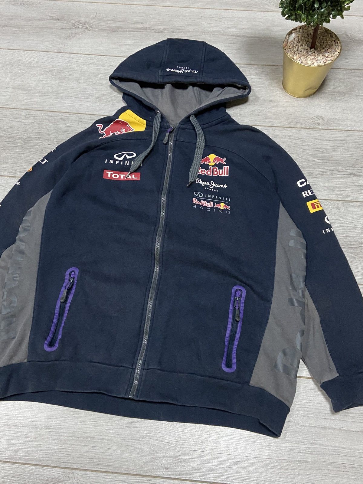 Red Bull Red Bull Infinity Pepe jeans vintage big logo zip Size US XXL / EU 58 / 5 - 4 Thumbnail