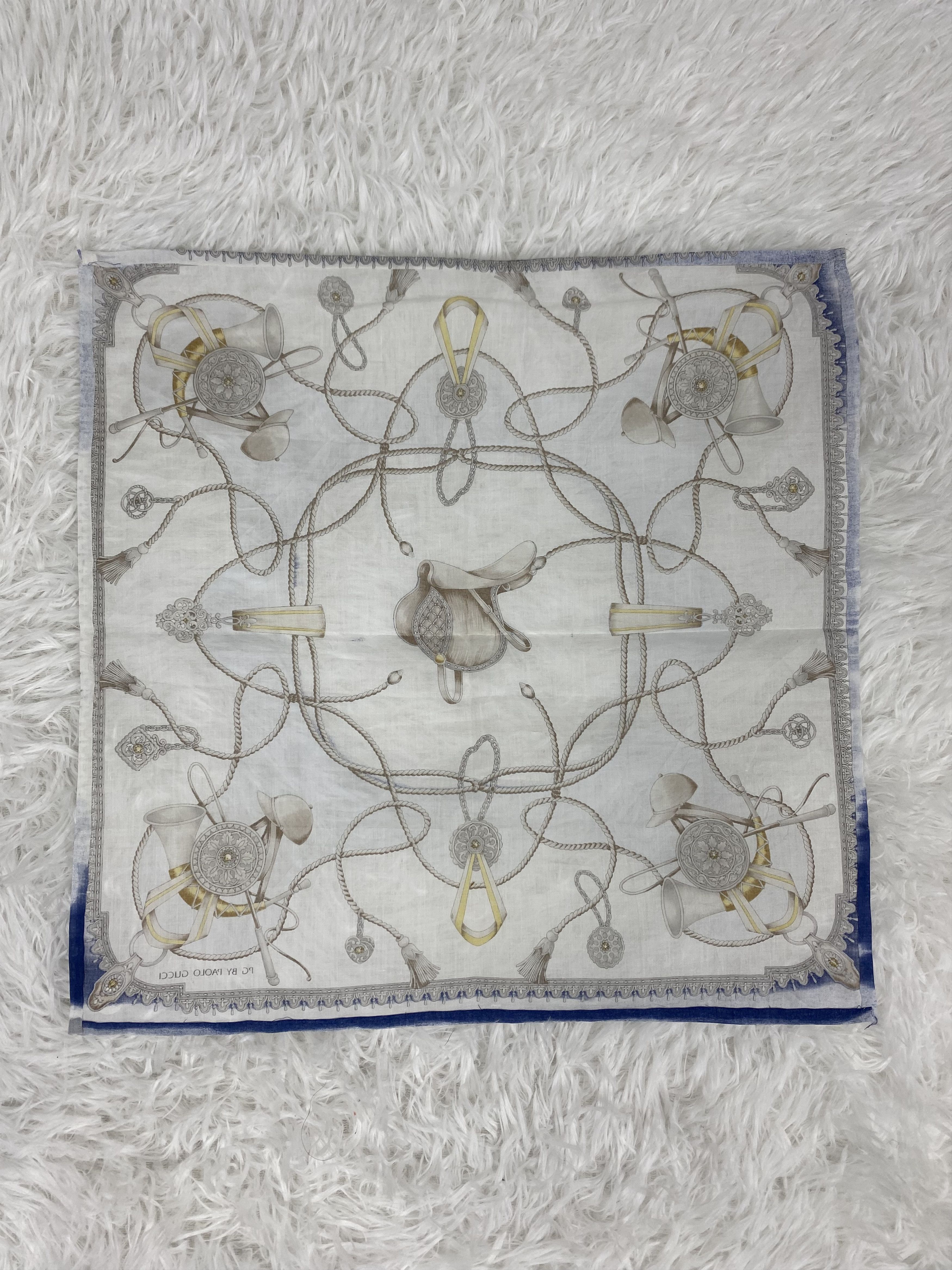 Paolo Gucci Vintage Paolo Gucci Handkerchief PH0234 Size ONE SIZE - 4 Thumbnail