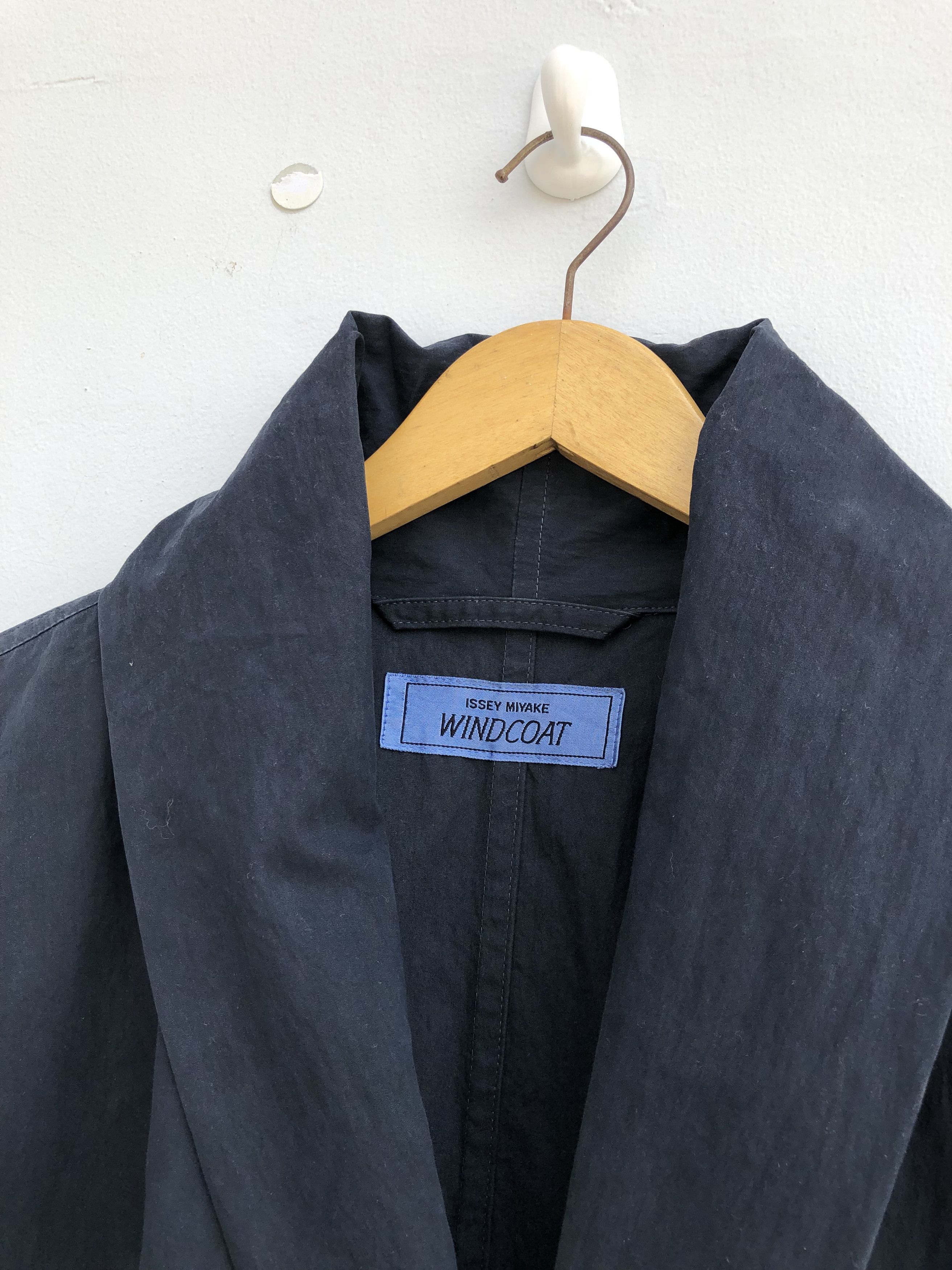 Issey Miyake 80s Issey Miyake Windcoat Shawl Collar Size US XL / EU 56 / 4 - 11 Thumbnail