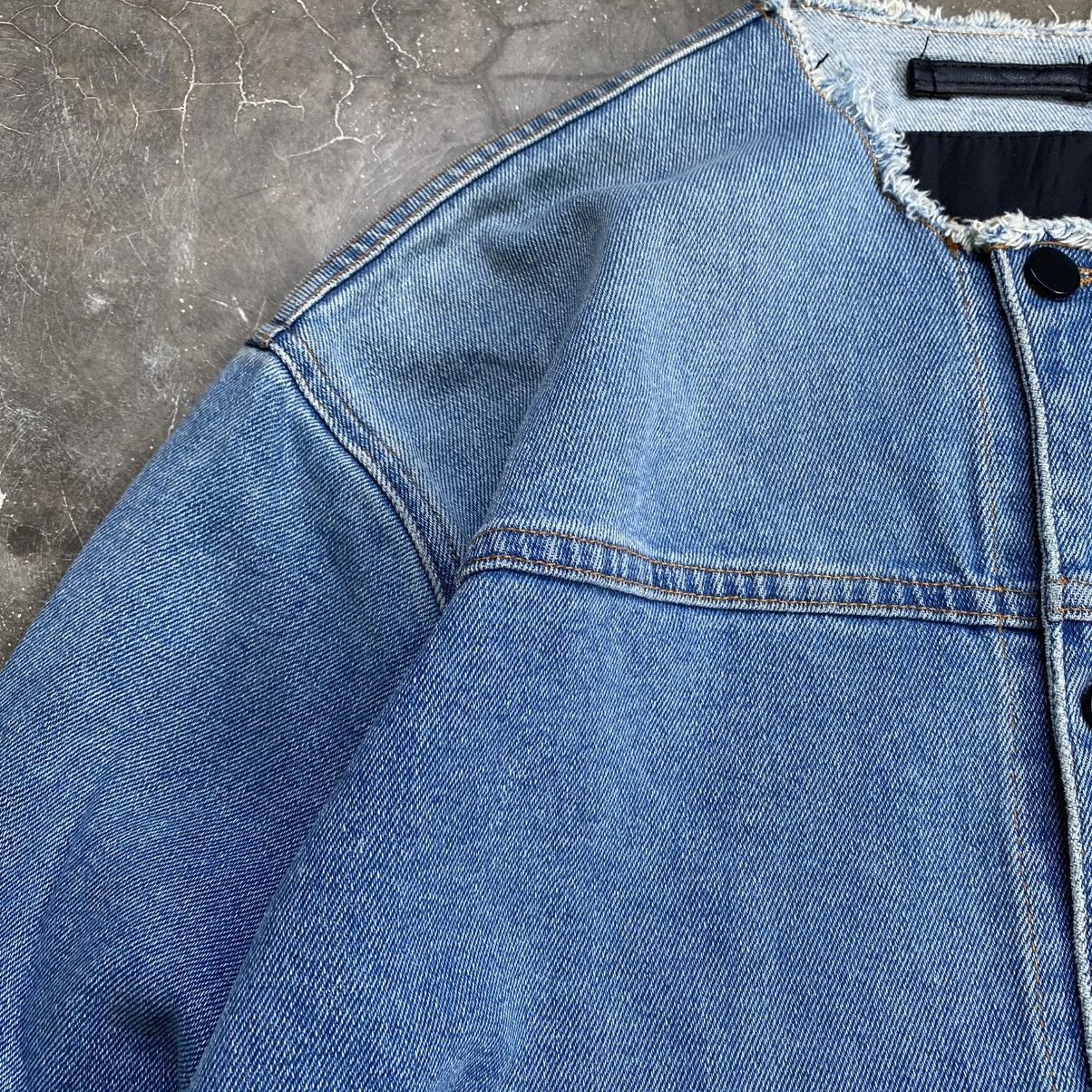 Alexander Wang 2000s Alexander Wang Riped Denim Jacket Size US L / EU 52-54 / 3 - 5 Thumbnail