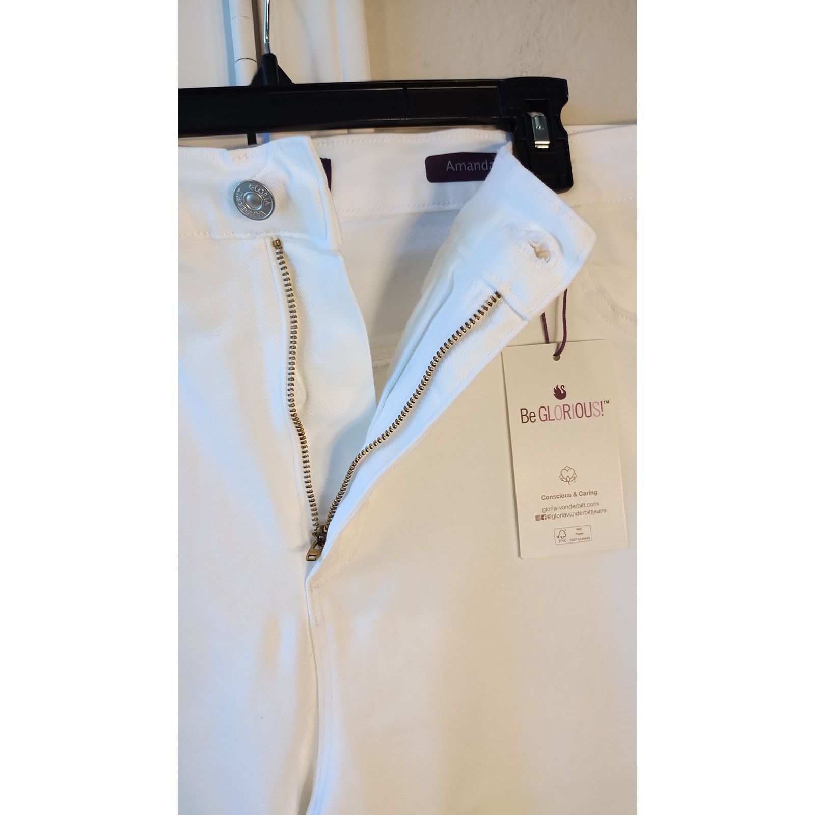 Gloria Vanderbilt NWT Gloria Vanderbilt Slimming Jeans Women Size 24W White Size 24" / US 00 / IT 34 - 5 Thumbnail