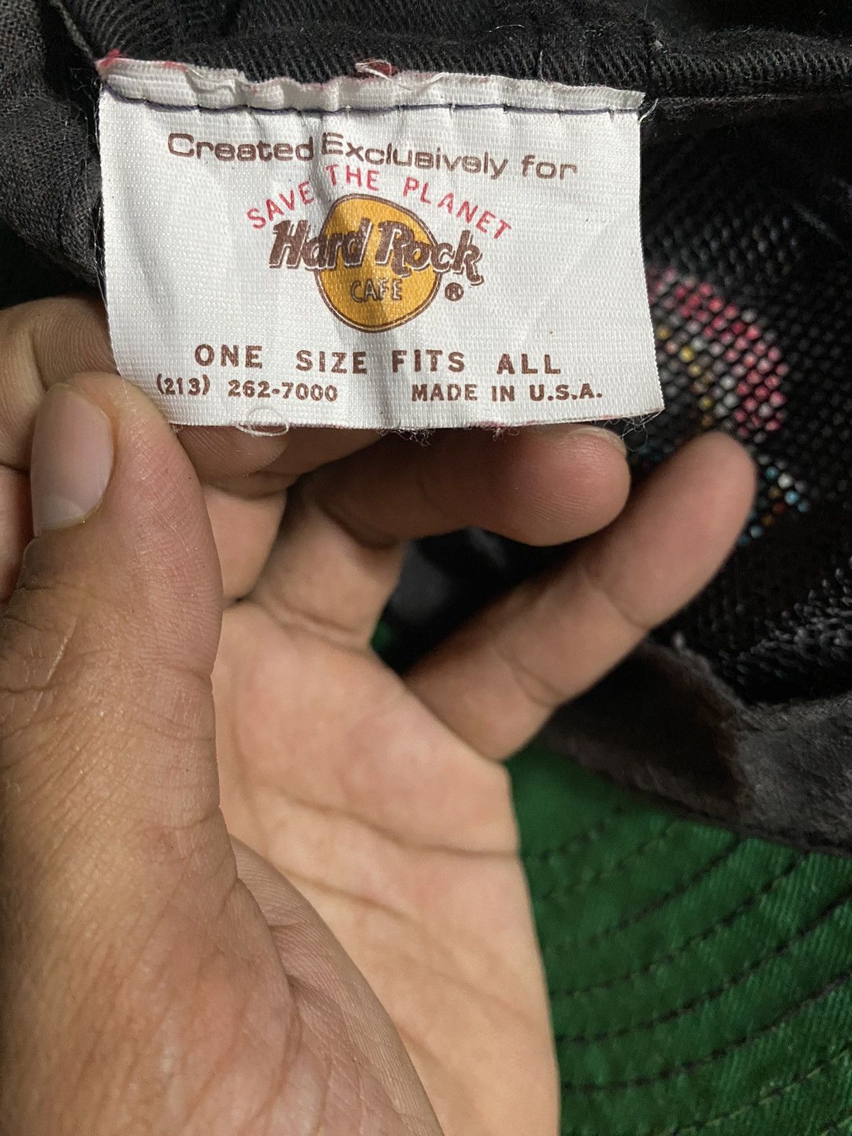 Hard Rock Cafe × Vintage Vintage Made USA Save The Planet Hard Rock Cafe Size ONE SIZE - 5 Thumbnail