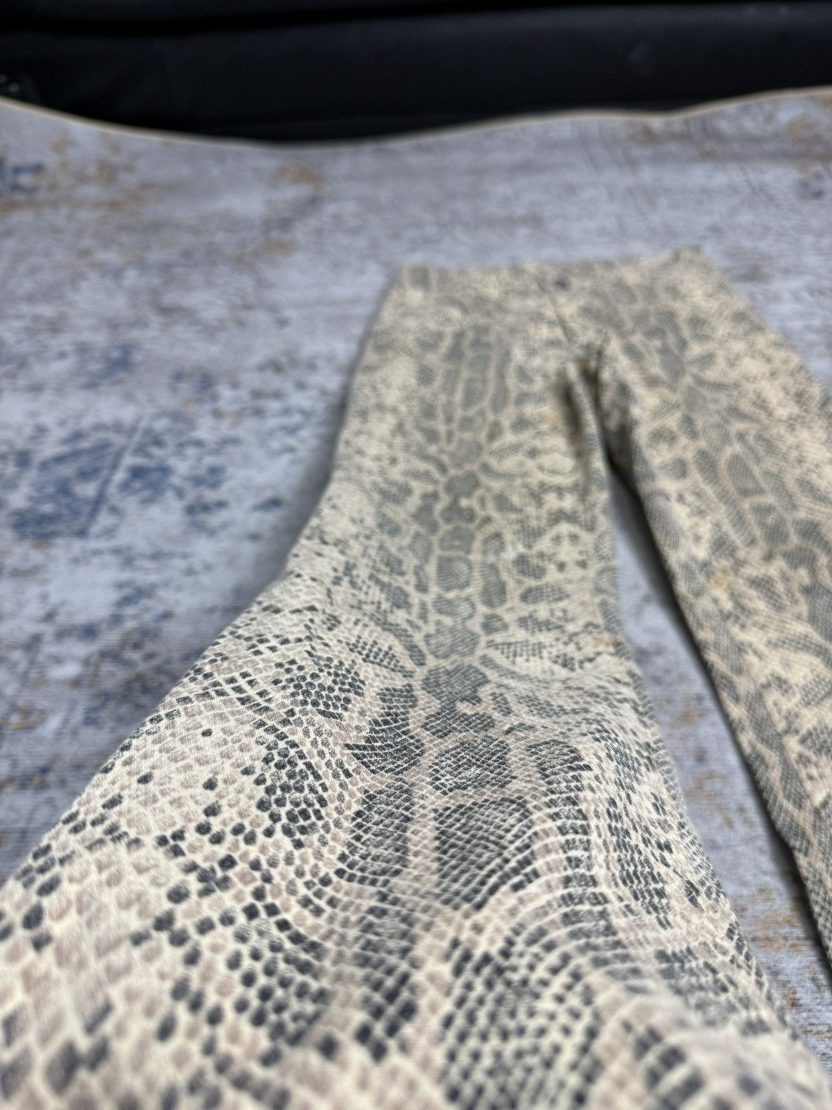Tornado Mart Cimarron snake skin y2k style pants Size US 26 / EU 42 - 2 Thumbnail