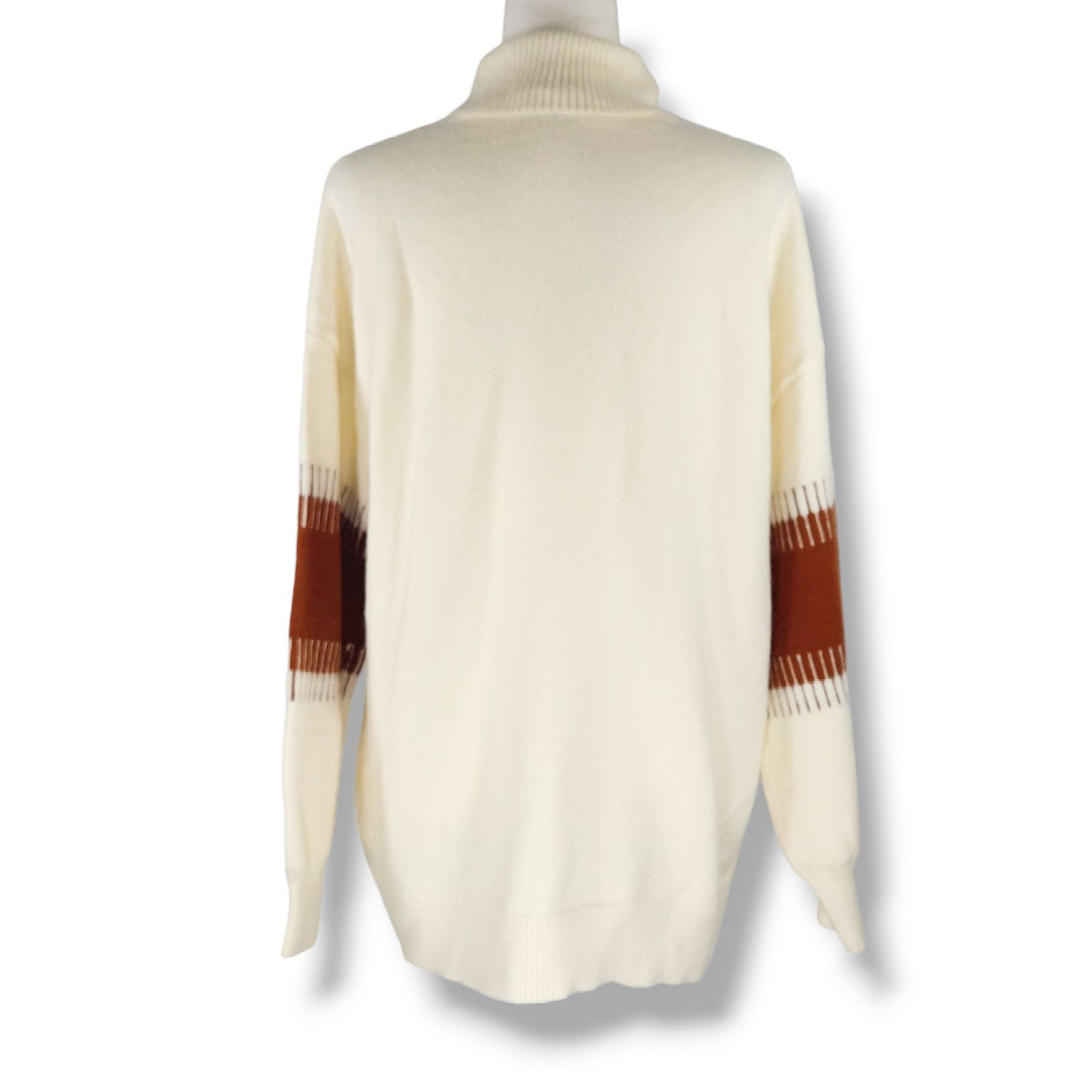 Other EUC Colorblock Cozy Turtle Neck Knit Sweater Sz. 1XL Size XL / US 12-14 / IT 48-50 - 5 Thumbnail