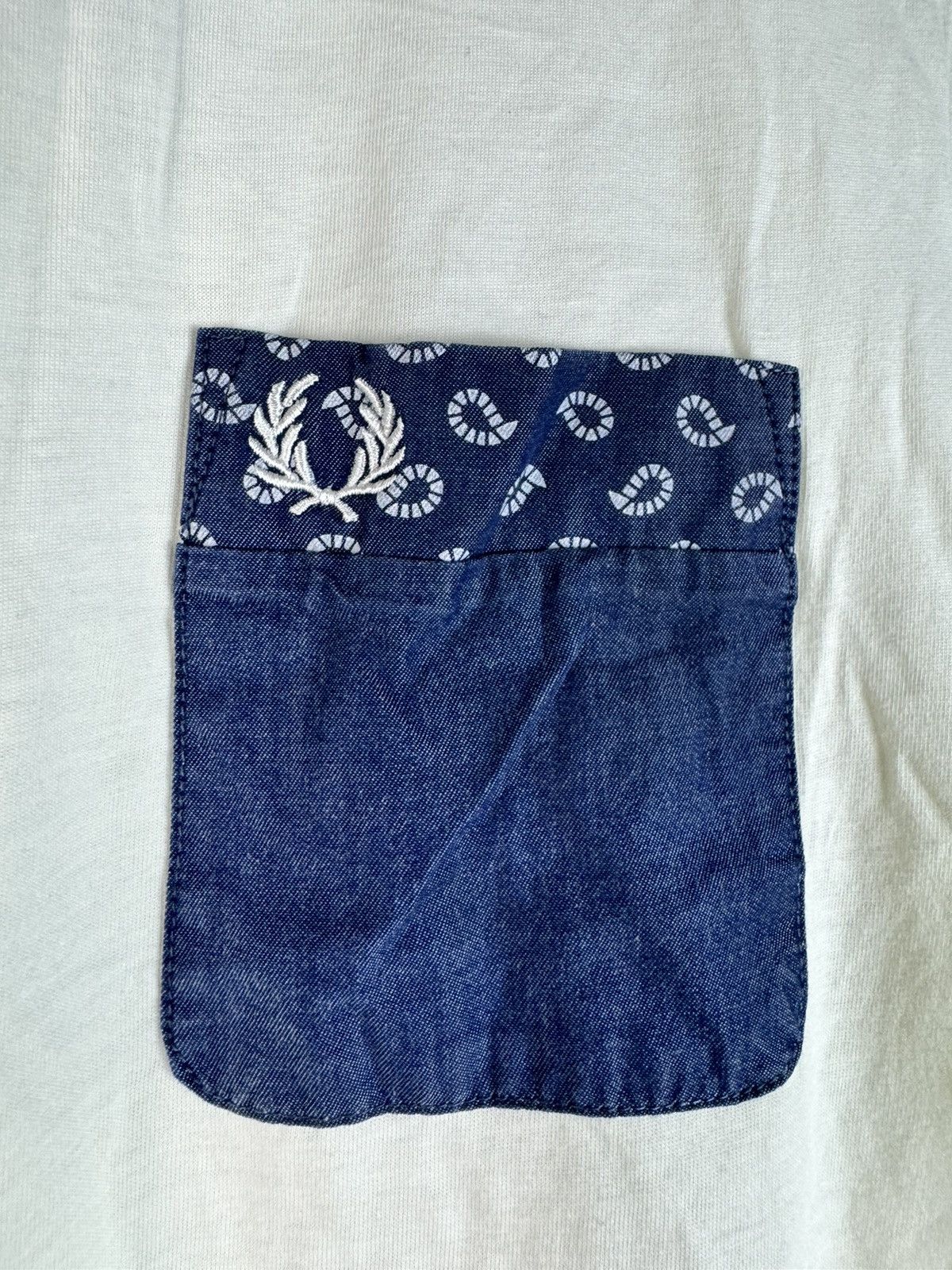 Drake's × Fred Perry Fred Perry Drake's casual plain t-shirt with pocket Size US L / EU 52-54 / 3 - 4 Thumbnail