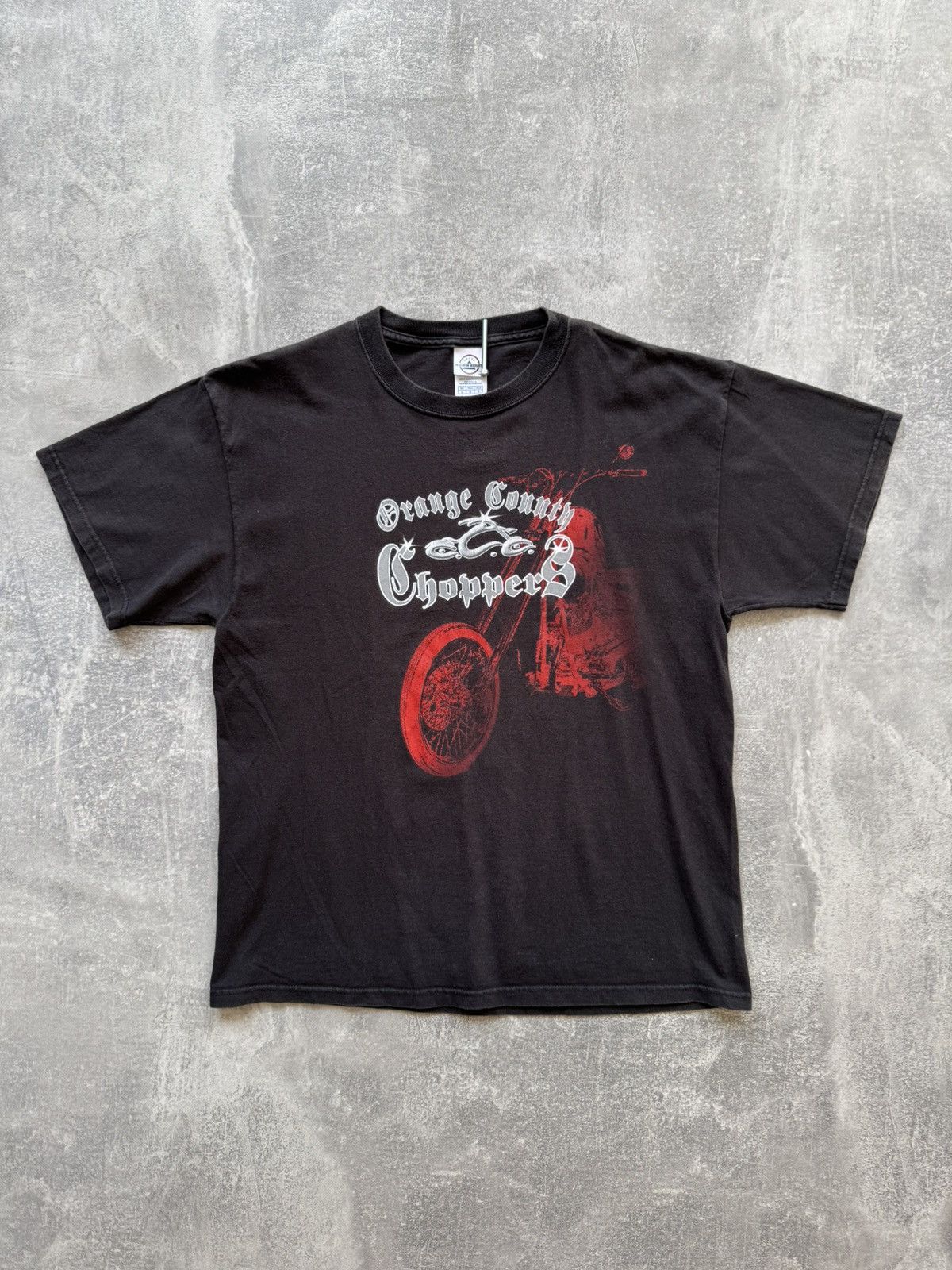 Harley Davidson × Vintage × West Coast Choppers Vintage Rare West Coast Choppers Biker Sun Faded Tee Size US L / EU 52-54 / 3 - 1 Thumbnail