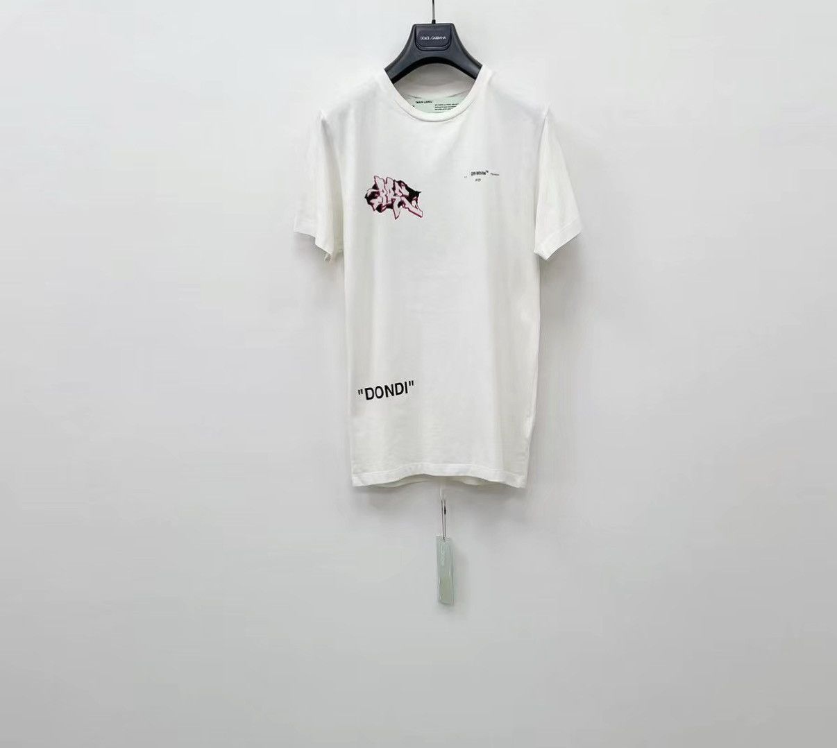 Off-White OFF-WHITE 100% Cotton Short Sleeve T-shirt J30 Size US S / EU 44-46 / 1 - 3 Thumbnail