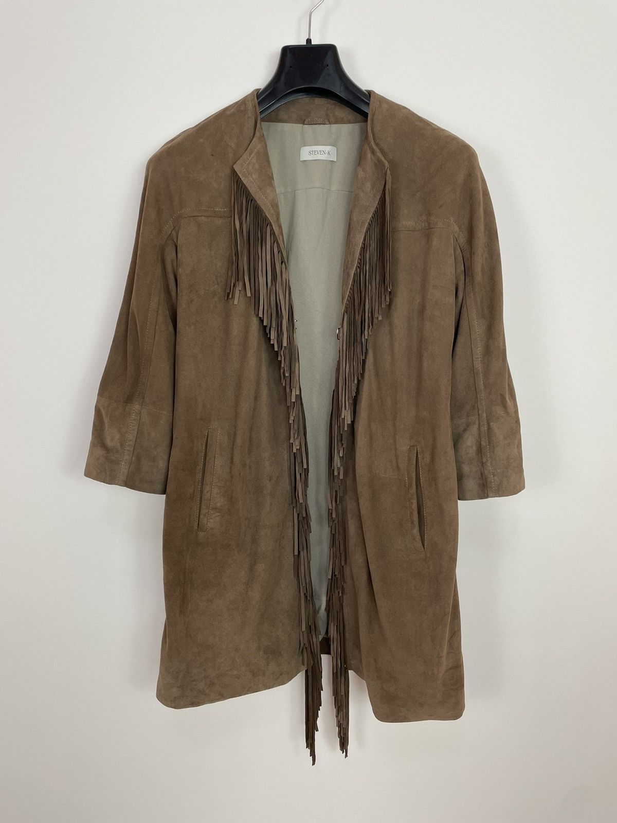 Other STEVEN-K Womens suede western fringe coat Size S / US 4 / IT 40 - 2 Thumbnail