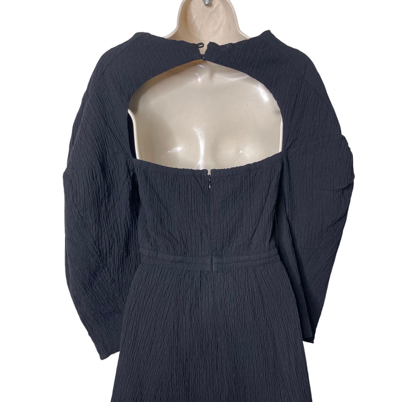 Mara Hoffman MARA HOFFMAN Violeta textured stretch-cotton midi dress sz 2 Size XS / US 0-2 / IT 36-38 - 9 Thumbnail