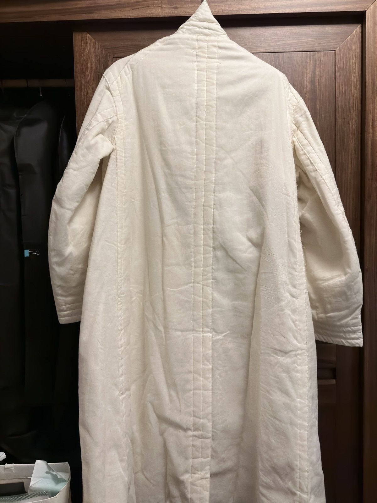 Maison Margiela Maison Margiela Artisanal SS22 Embroidered White Toile Coat Size US L / EU 52-54 / 3 - 16 Thumbnail