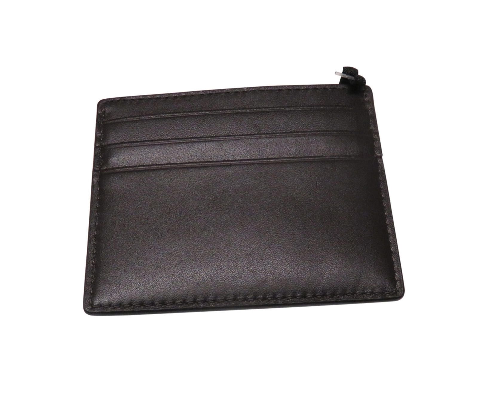 Michael Kors Michael Kors Leather Tall Credit Card Case Brown with RFID Size ONE SIZE - 3 Thumbnail