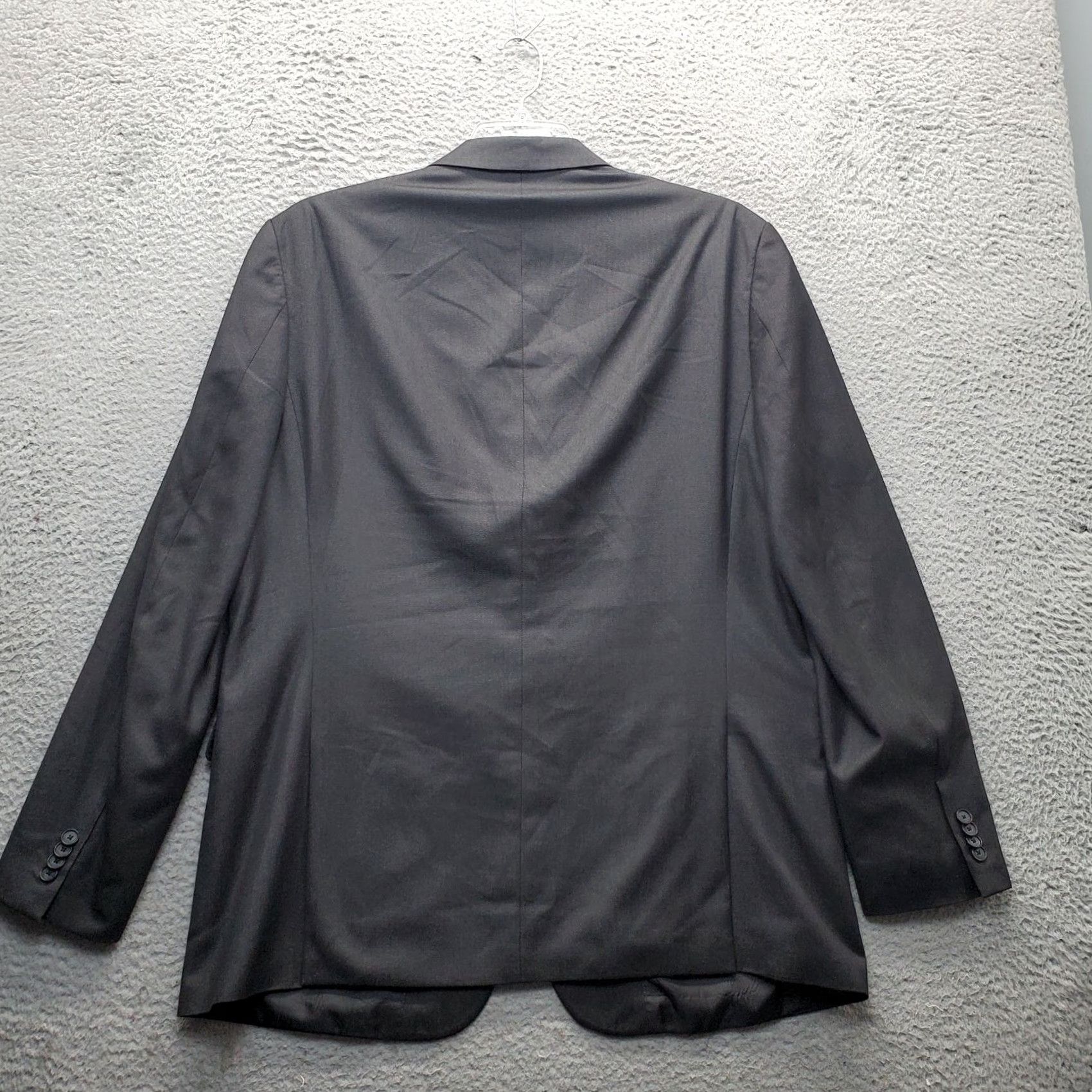 Kenneth Cole Kenneth Cole Reaction Blazer Jacket Mens 46L Black Formal Single Breasted EUC Shirt Size 46R - 2 Thumbnail