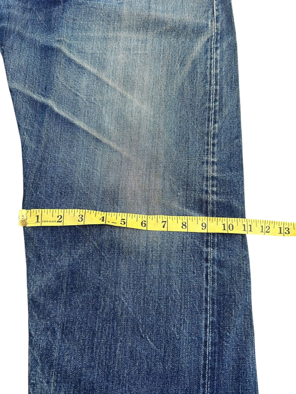 Kapital Thrashed Vintage Evisu Selvedge No1 Special Denim Jeans Size US 37 - 23 Thumbnail