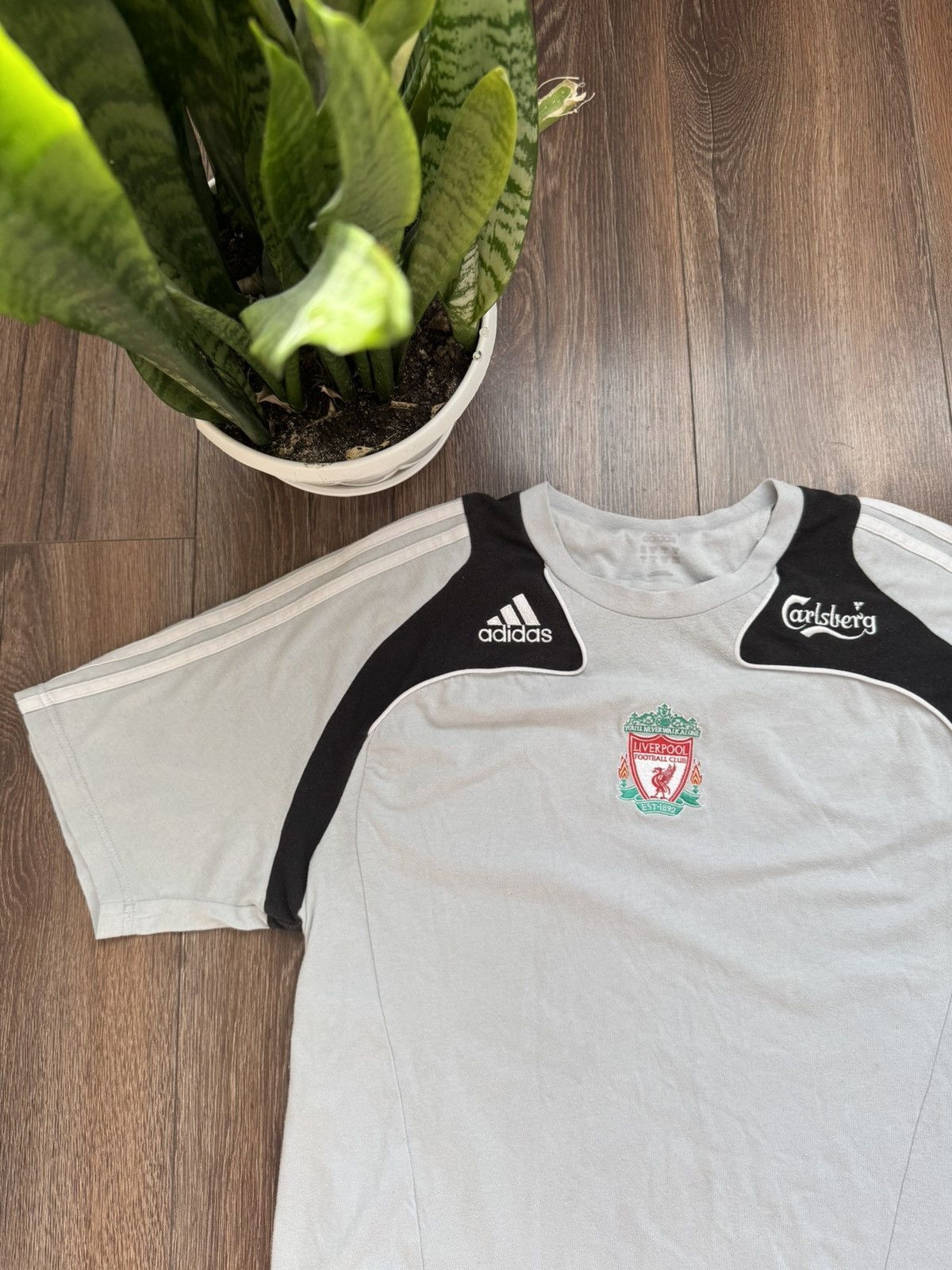 Adidas Adidas Liverpool 08/09 men's cotton traning jarsey Size US L / EU 52-54 / 3 - 2 Thumbnail
