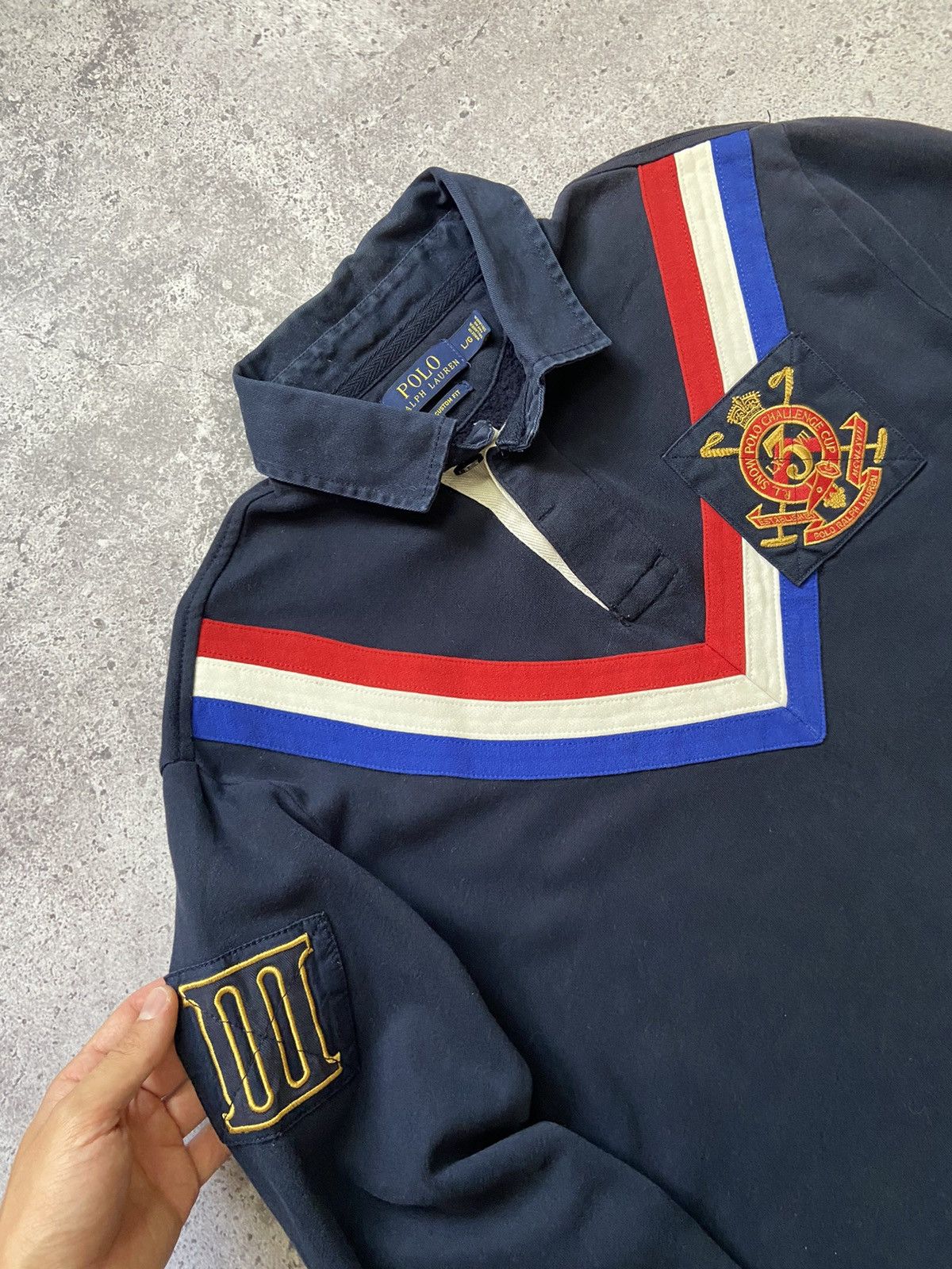 Polo Ralph Lauren Polo Ralph Lauren rugby 3 number longsleeve t shirt Size US L / EU 52-54 / 3 - 2 Thumbnail
