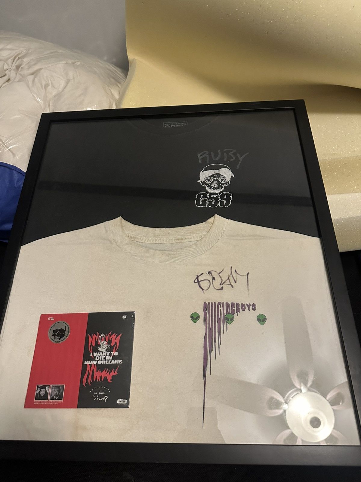 Other Framed Signed $uicide Boy$ T-Shirts Size US M / EU 48-50 / 2 - 2 Thumbnail