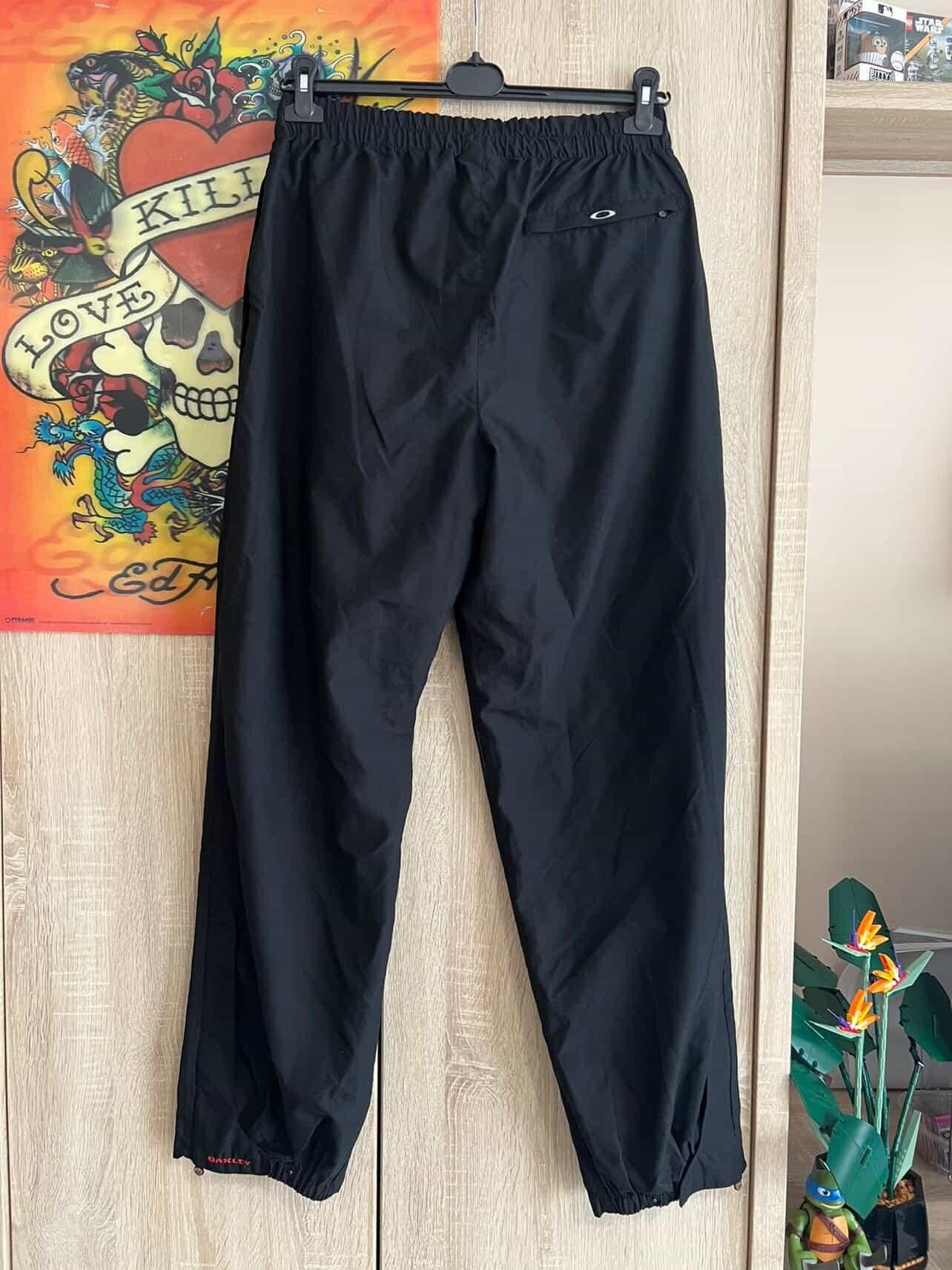 Oakley × Vintage 💥 NEW Vintage Y2K Oakley Track Pants Black