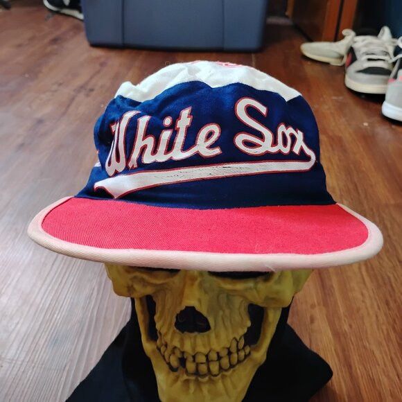 Other Vintage 80s Twins Chicago White Sox Painter's Hat Cap Size ONE SIZE - 1 Thumbnail