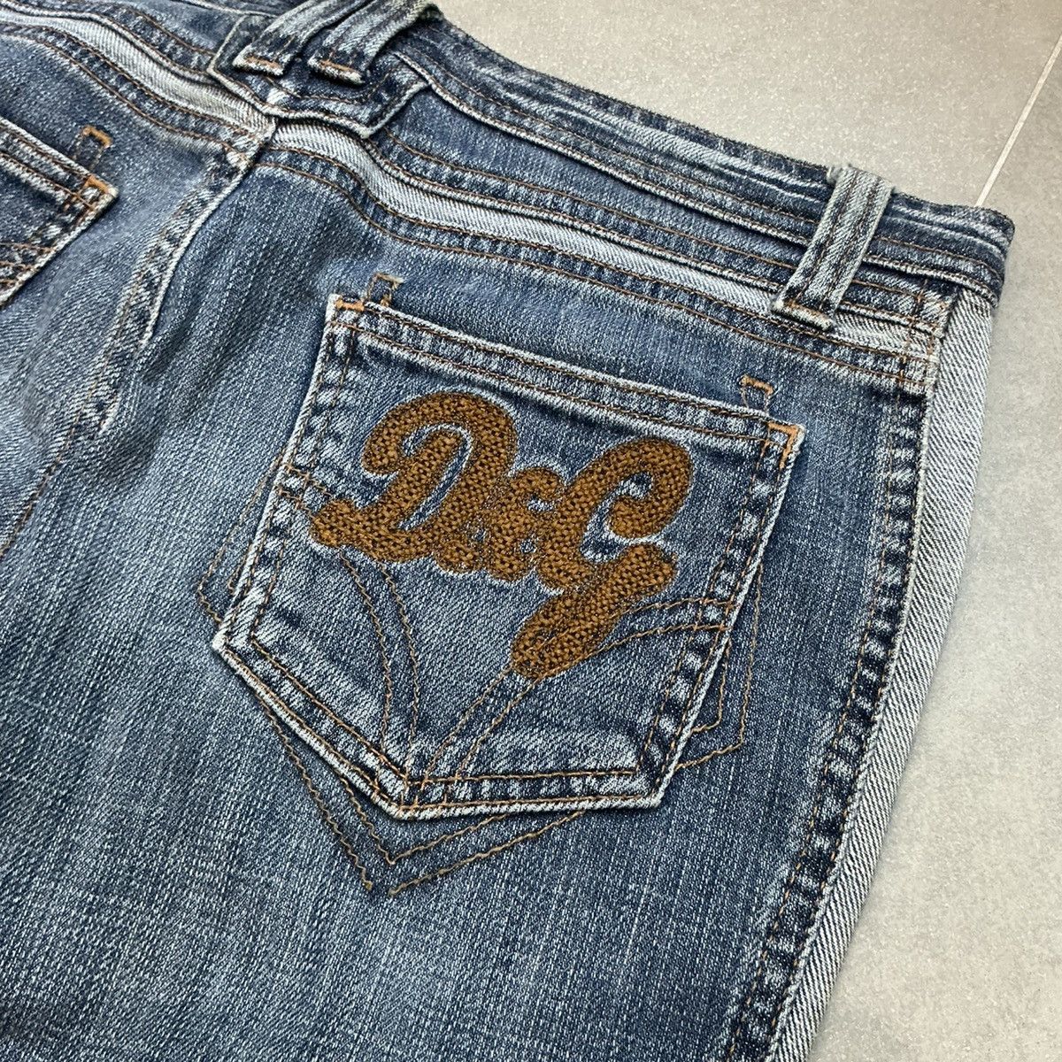 Dolce & Gabbana D&G Low Wasit Boot Cut Jeans Size 29" - 9 Thumbnail