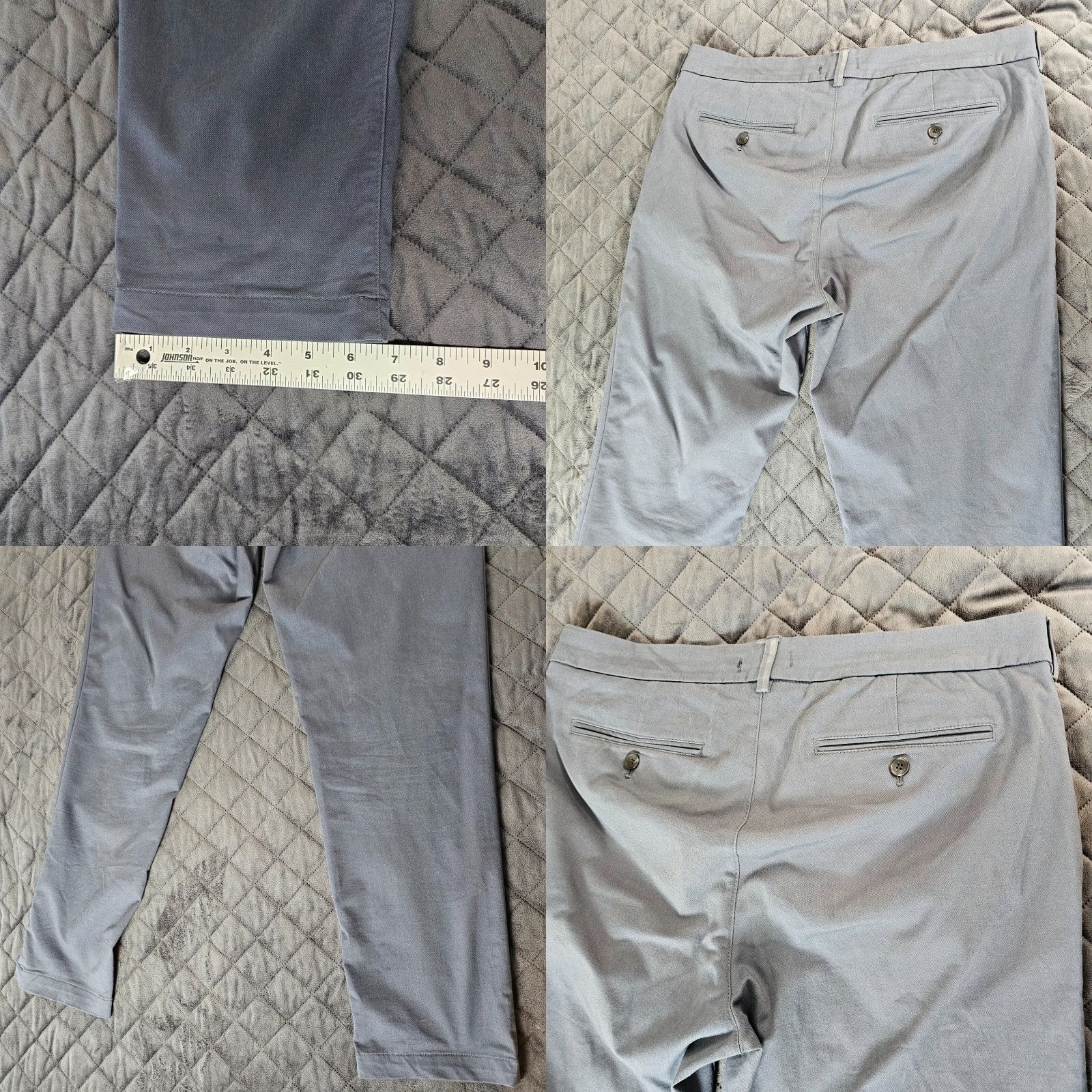 Express Express Slim Stretch 365 Comfort Men's Black Pants 34x32 Casual Chino Size US 34 / EU 50 - 8 Thumbnail